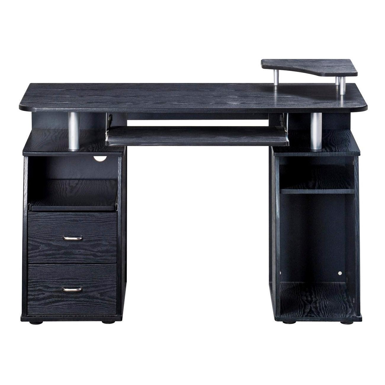 Techni Mobili Complete Computer Workstation Desk WithStorage, Espresso