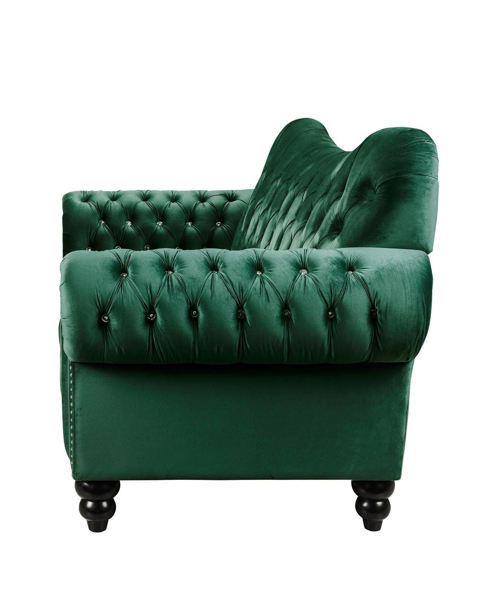 ACME Iberis Sofa in Green Velvet 53400