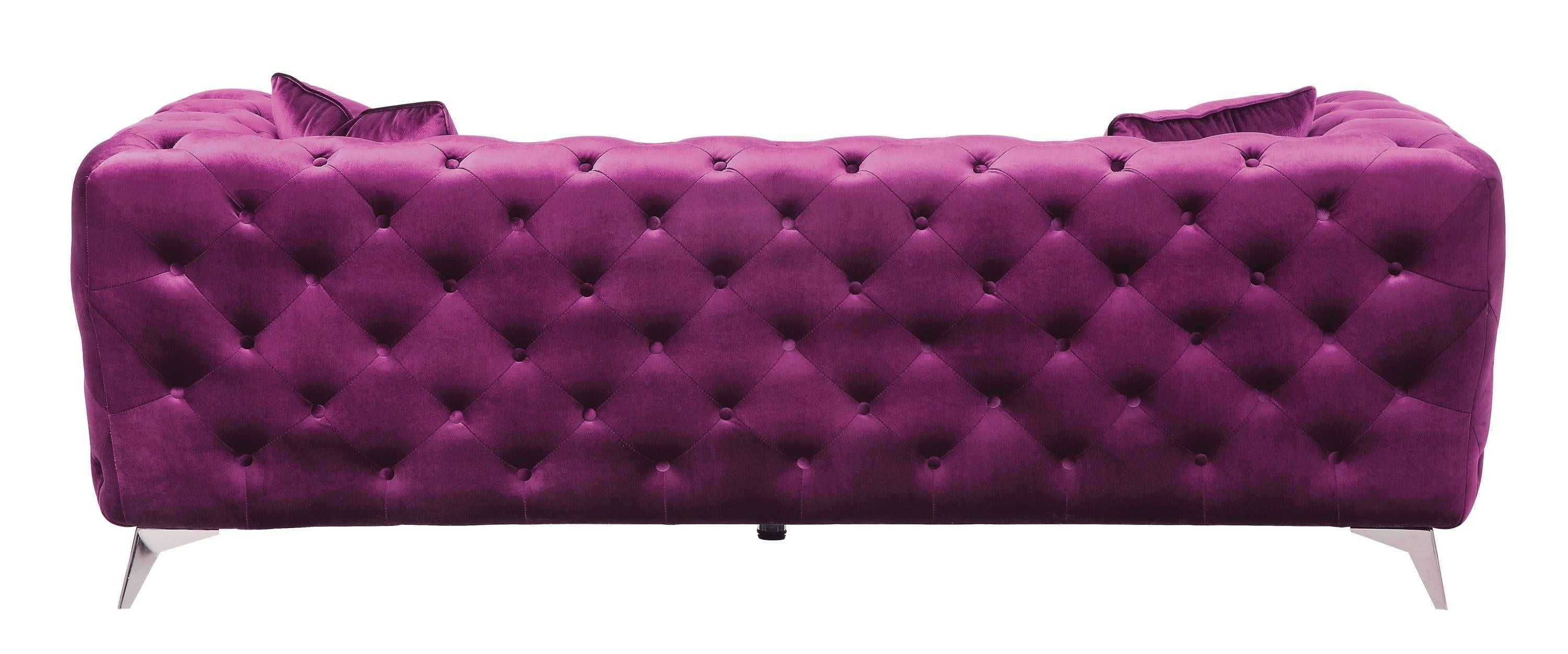 ACME Atronia Sofa, Purple Fabric 54905