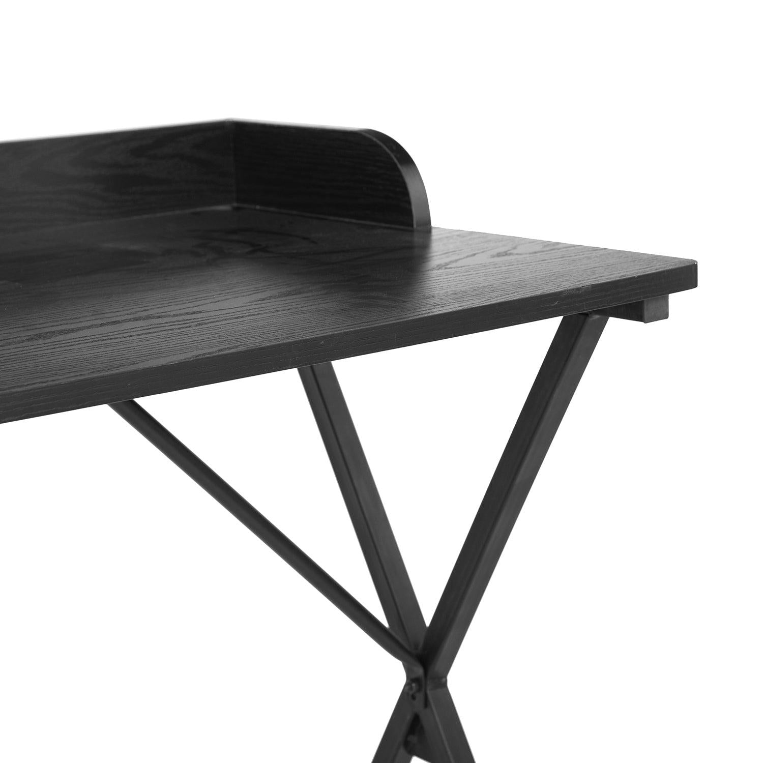 47.2" L Rectangular Computer Desk, Writing Desk - full black