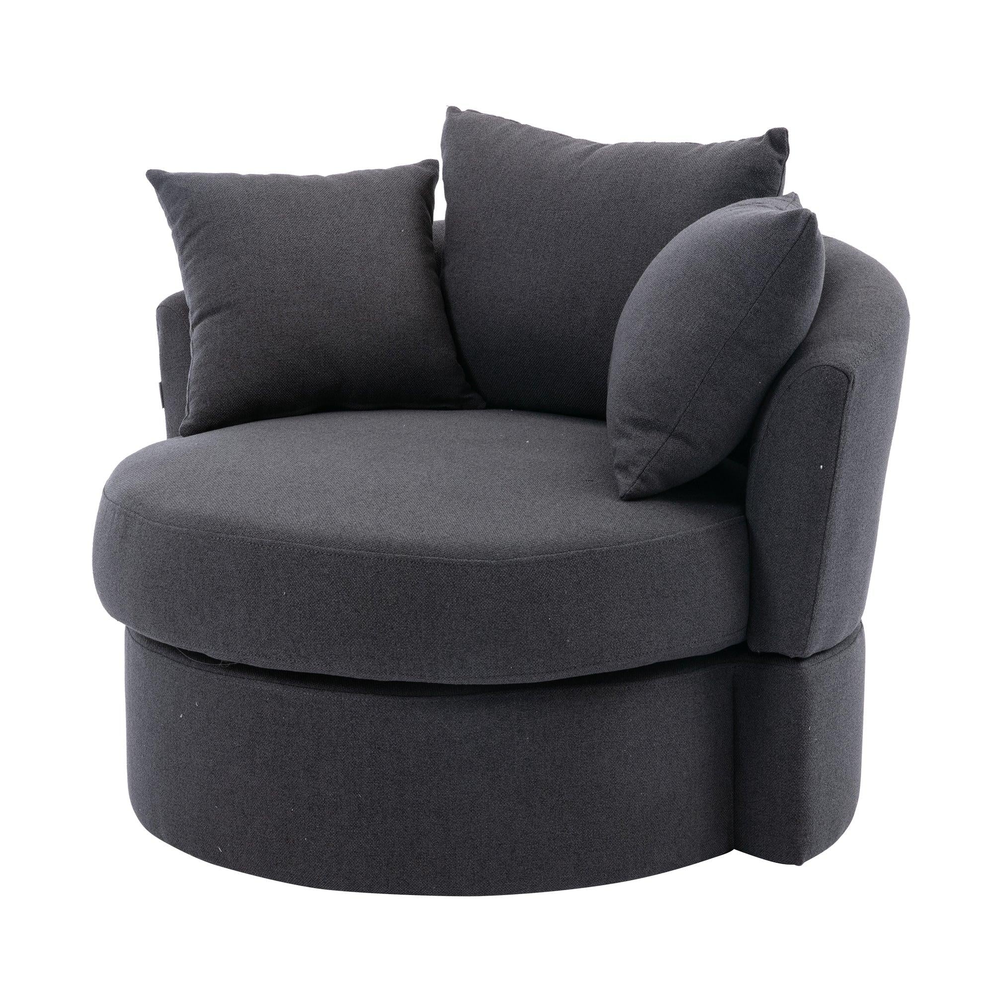 Modern  Akili swivel accent chair  barrel chair  for hotel living room /Modern  leisure chair