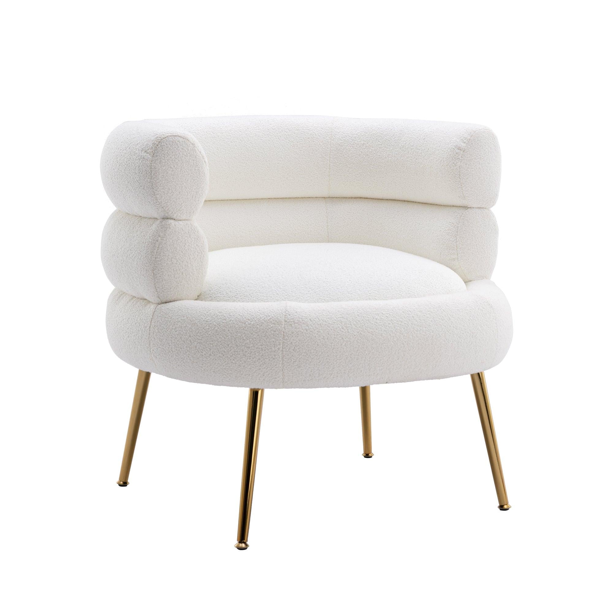 Accent  Chair  ,leisure sofa  with  Golden  feet