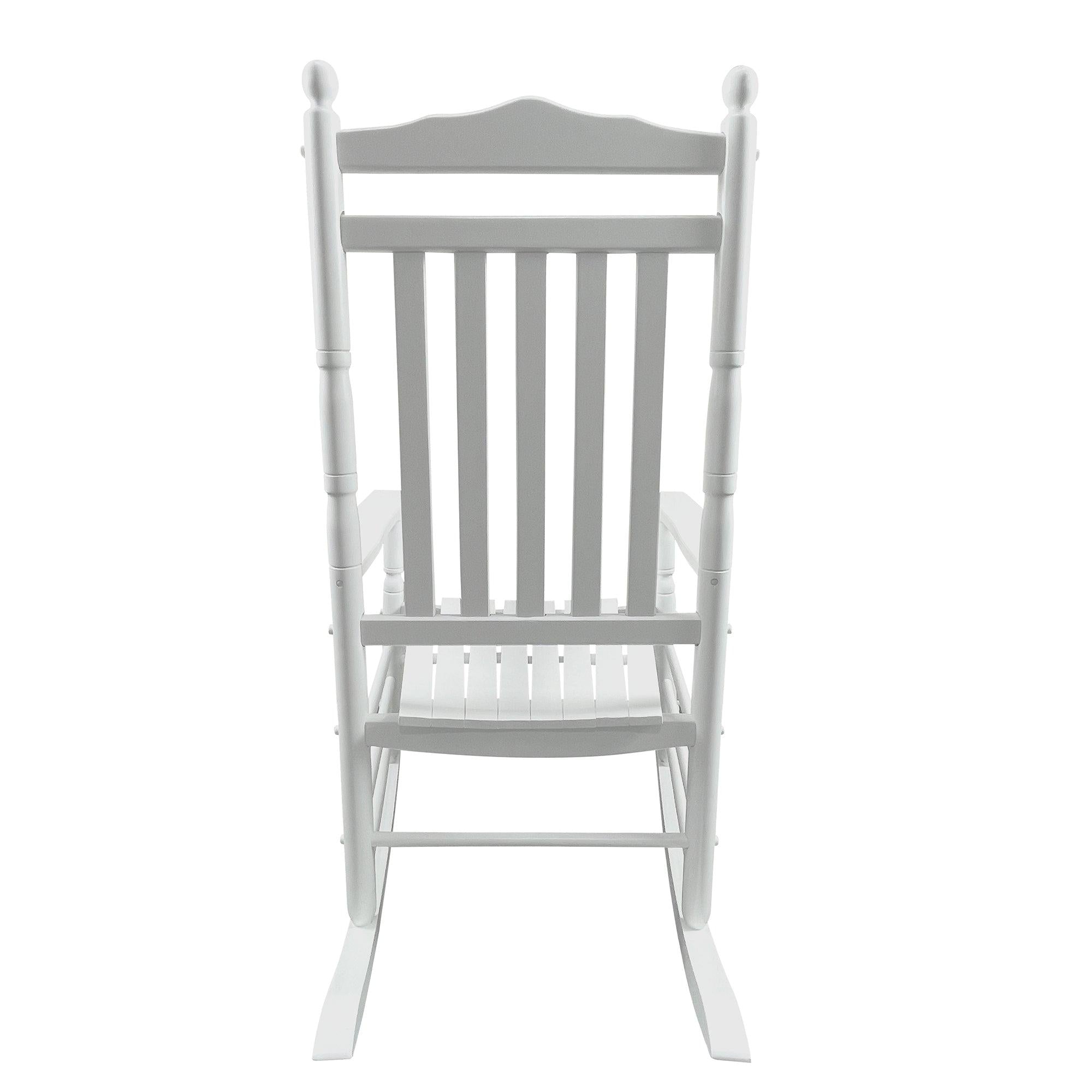 BALCONY PORCH ADULT ROCKING CHAIR - WHITE