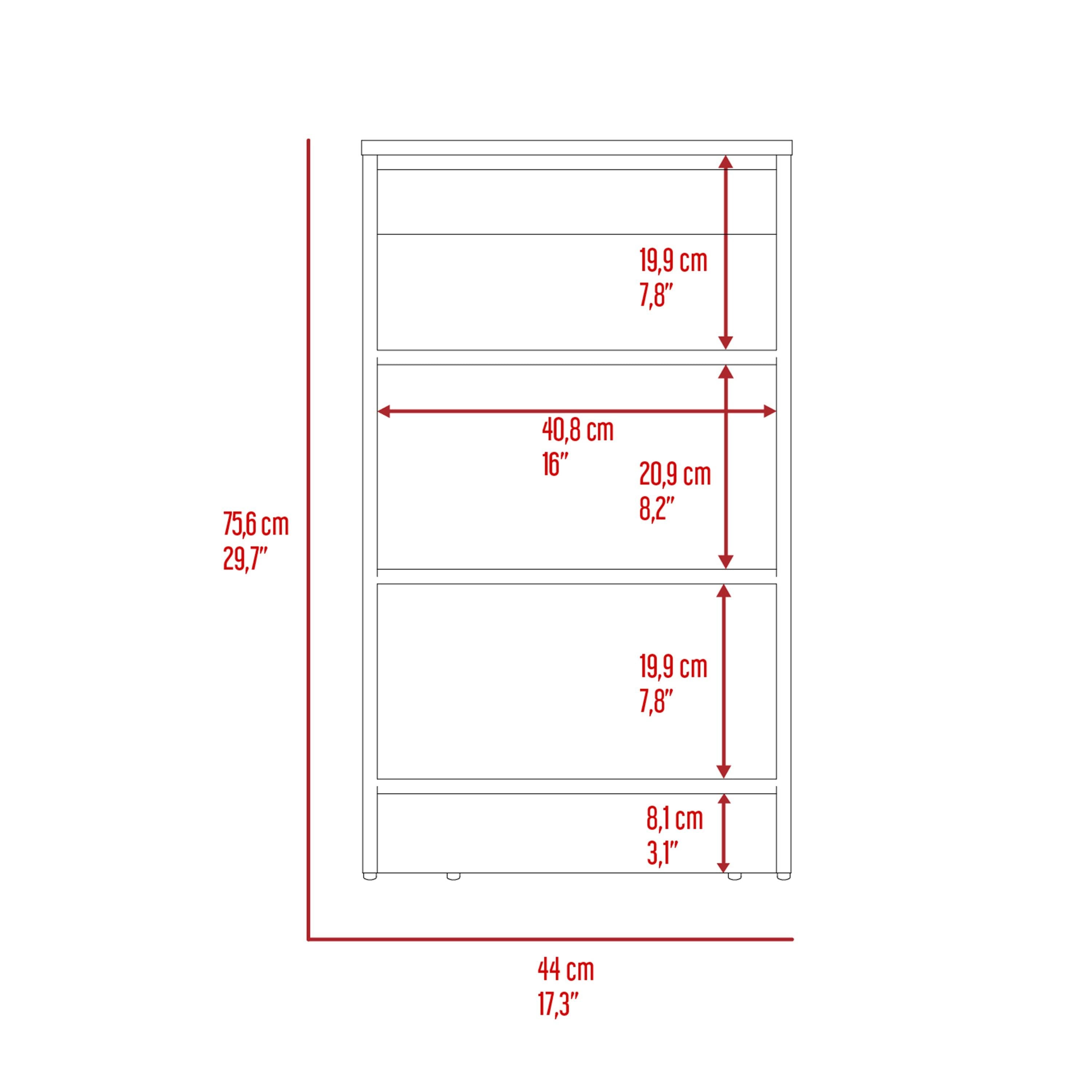 Nashua 4-Shelf Linen Cabinet Light Oak and White