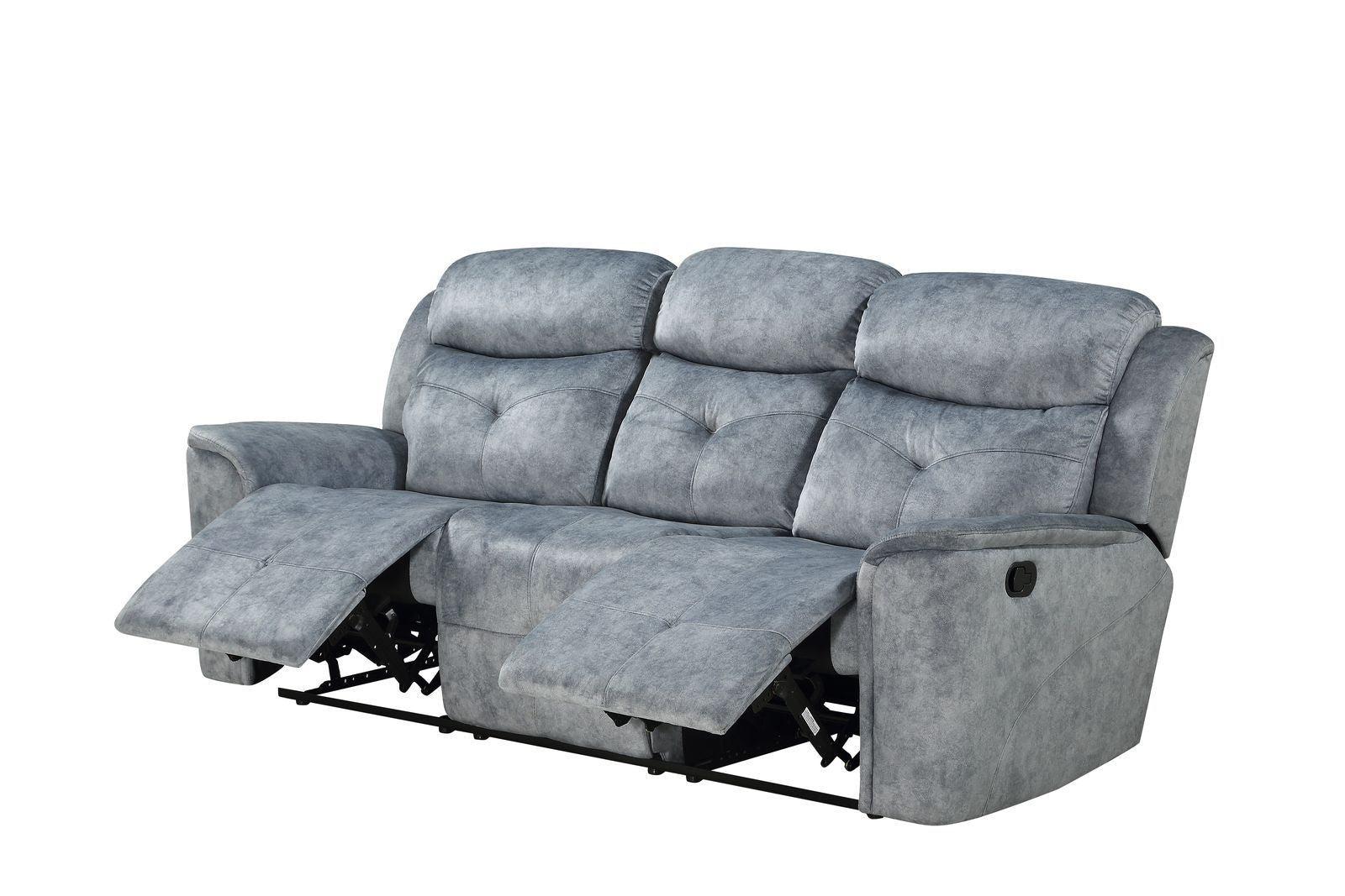 ACME Mariana Sofa (Motion), Silver Gray Fabric 55030