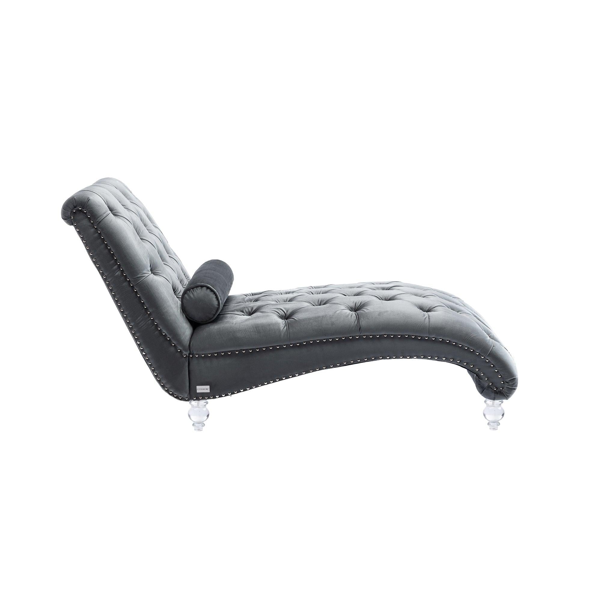 Leisure concubine sofa  with  acrylic  feet