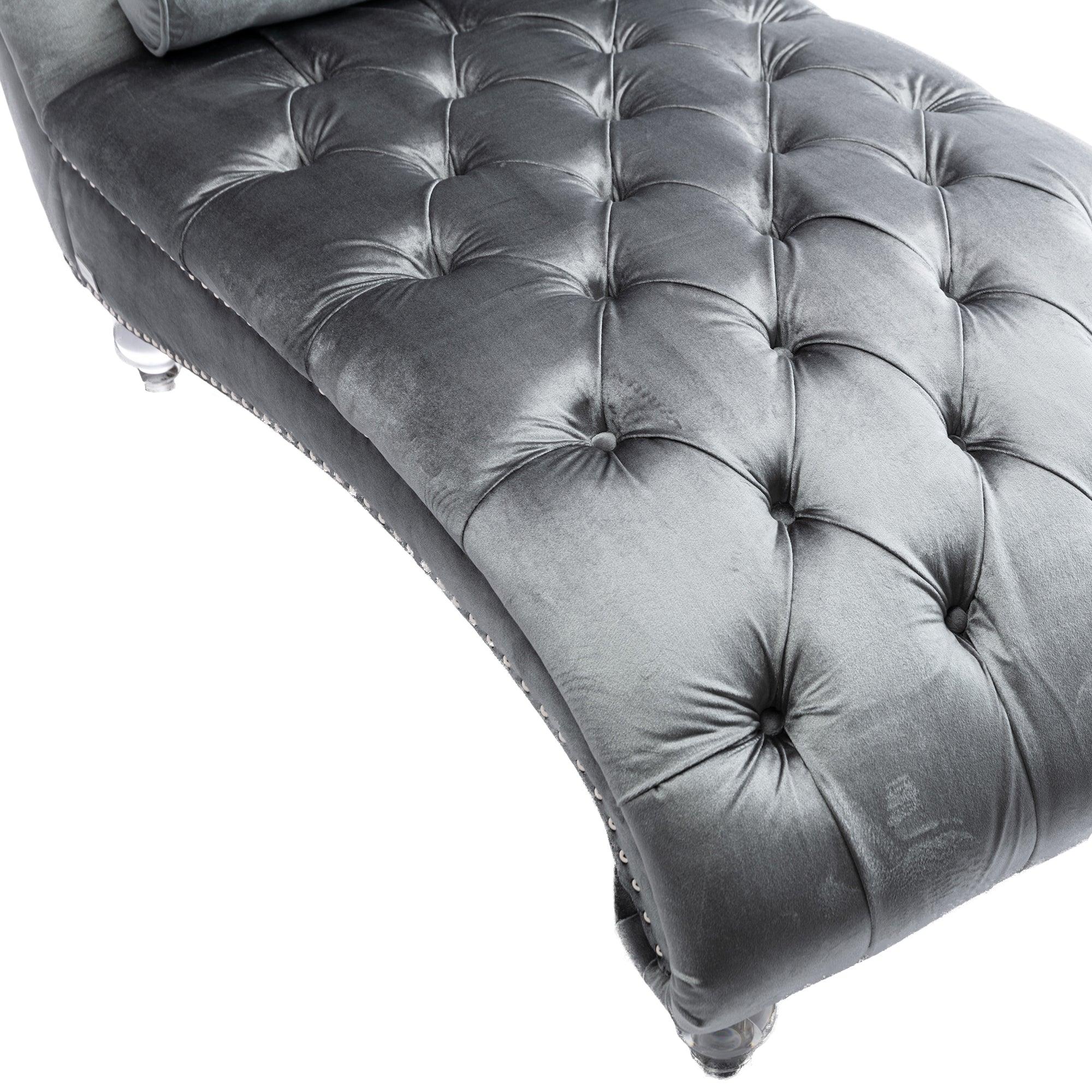 Leisure concubine sofa  with  acrylic  feet