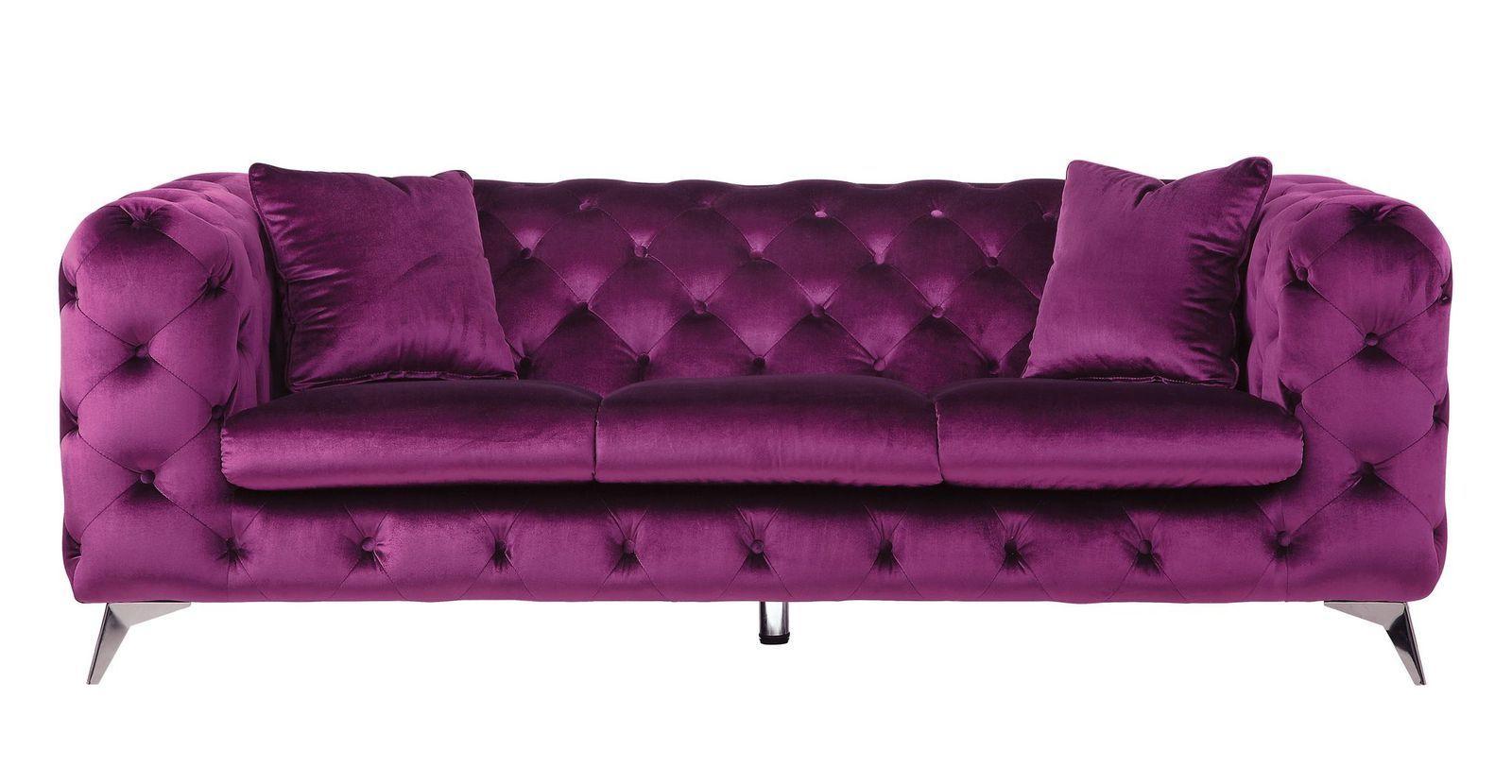 ACME Atronia Sofa, Purple Fabric 54905