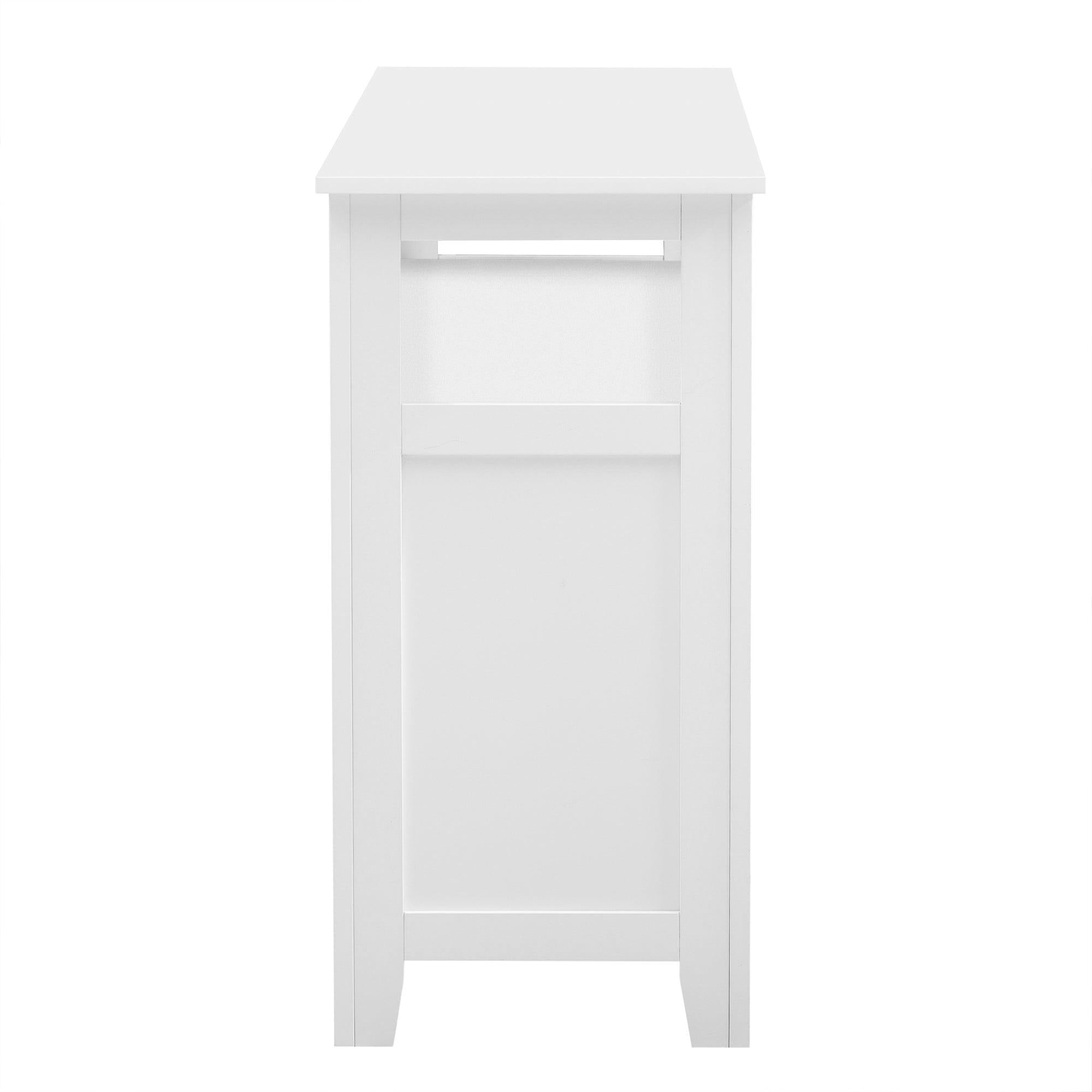 51.2’’Multifunctional LargeStorage capacity Cabinet Morden Console Table With Multiple SmallStorage Spaces for Living Room With with 2 Doors and 6 SmallStorage Grid