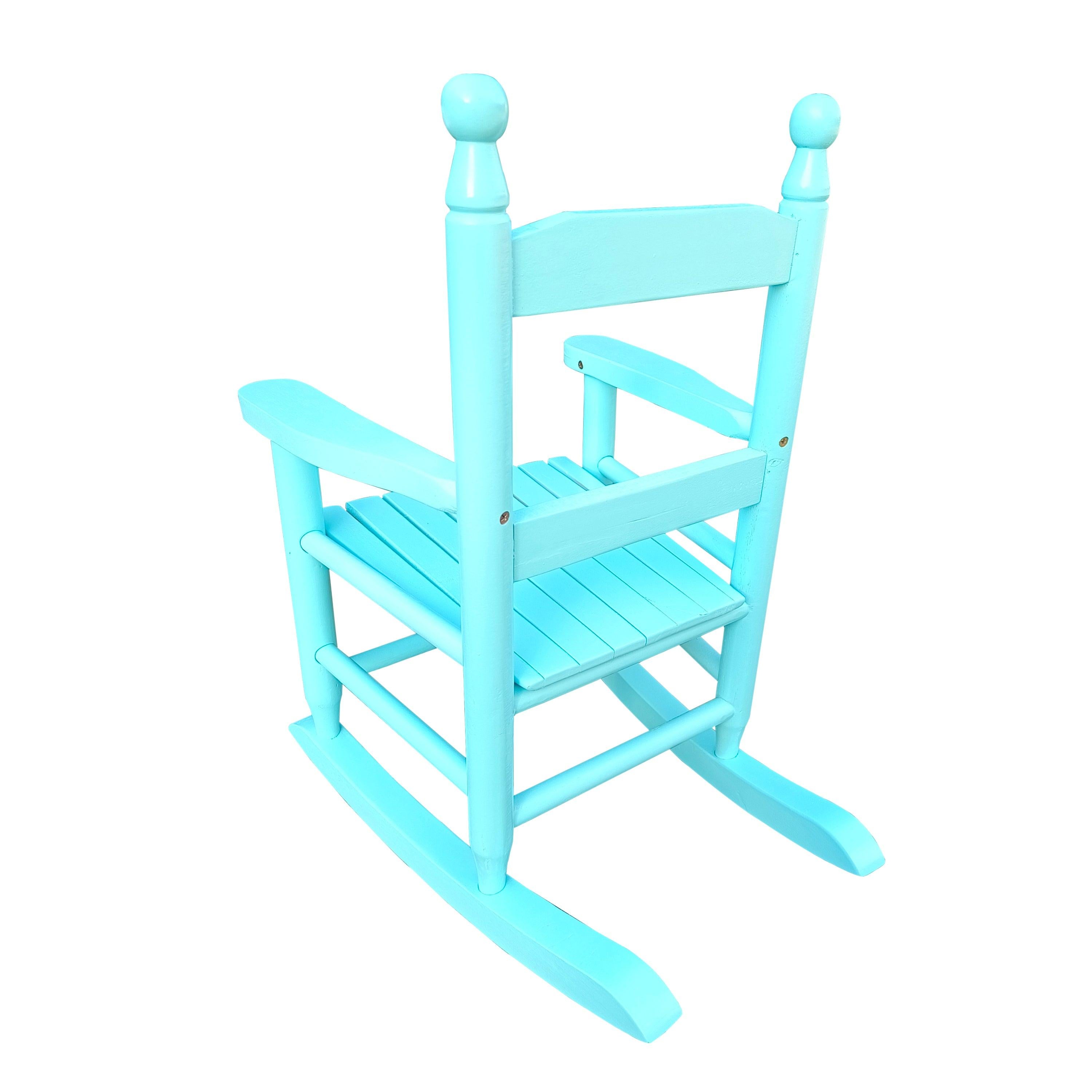 Children's rocking light Light Blue chair- Indoor or Outdoor -Suitable for kids-Durable