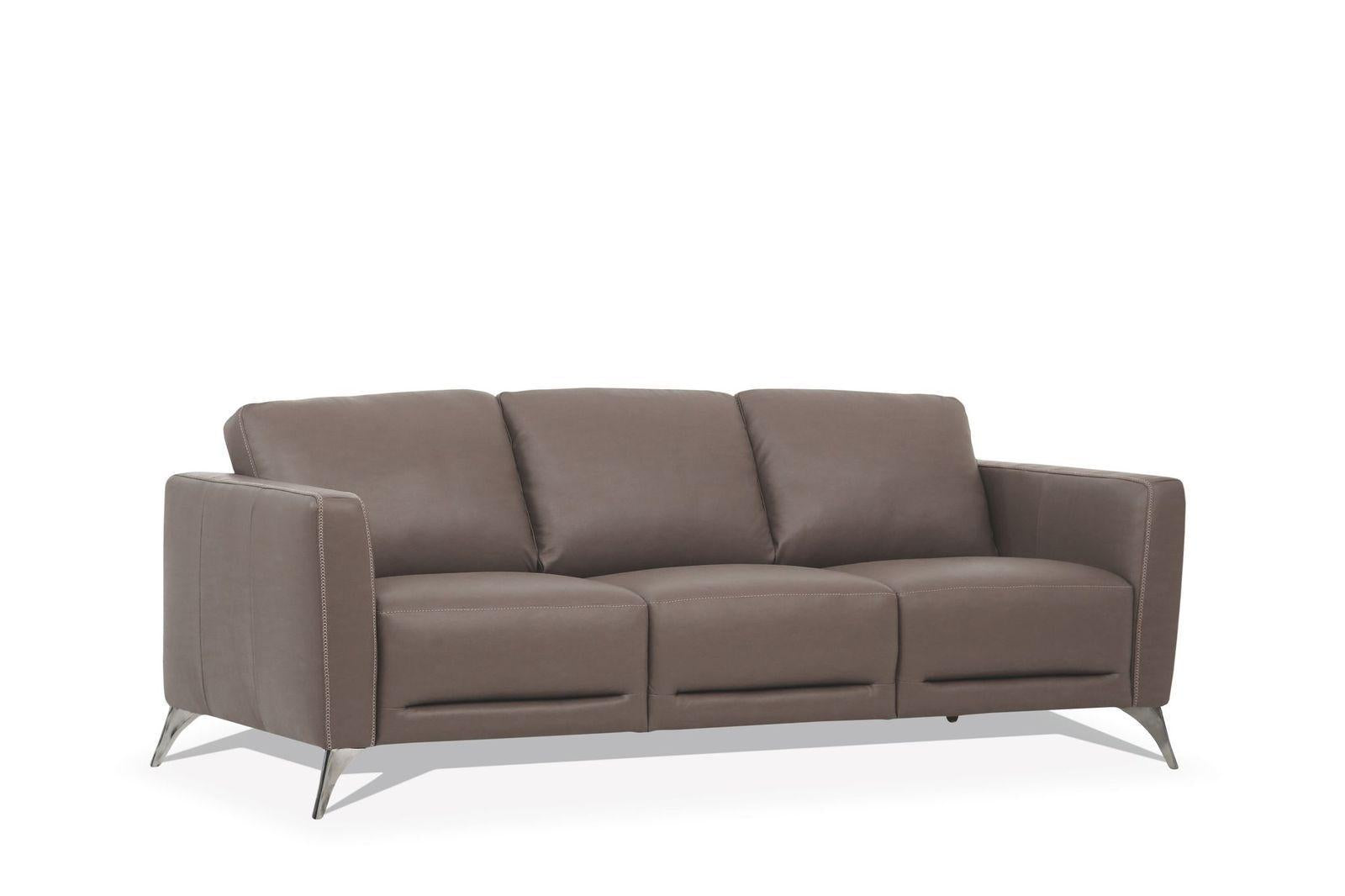 ACME Malaga Sofa, Taupe Leather 55000