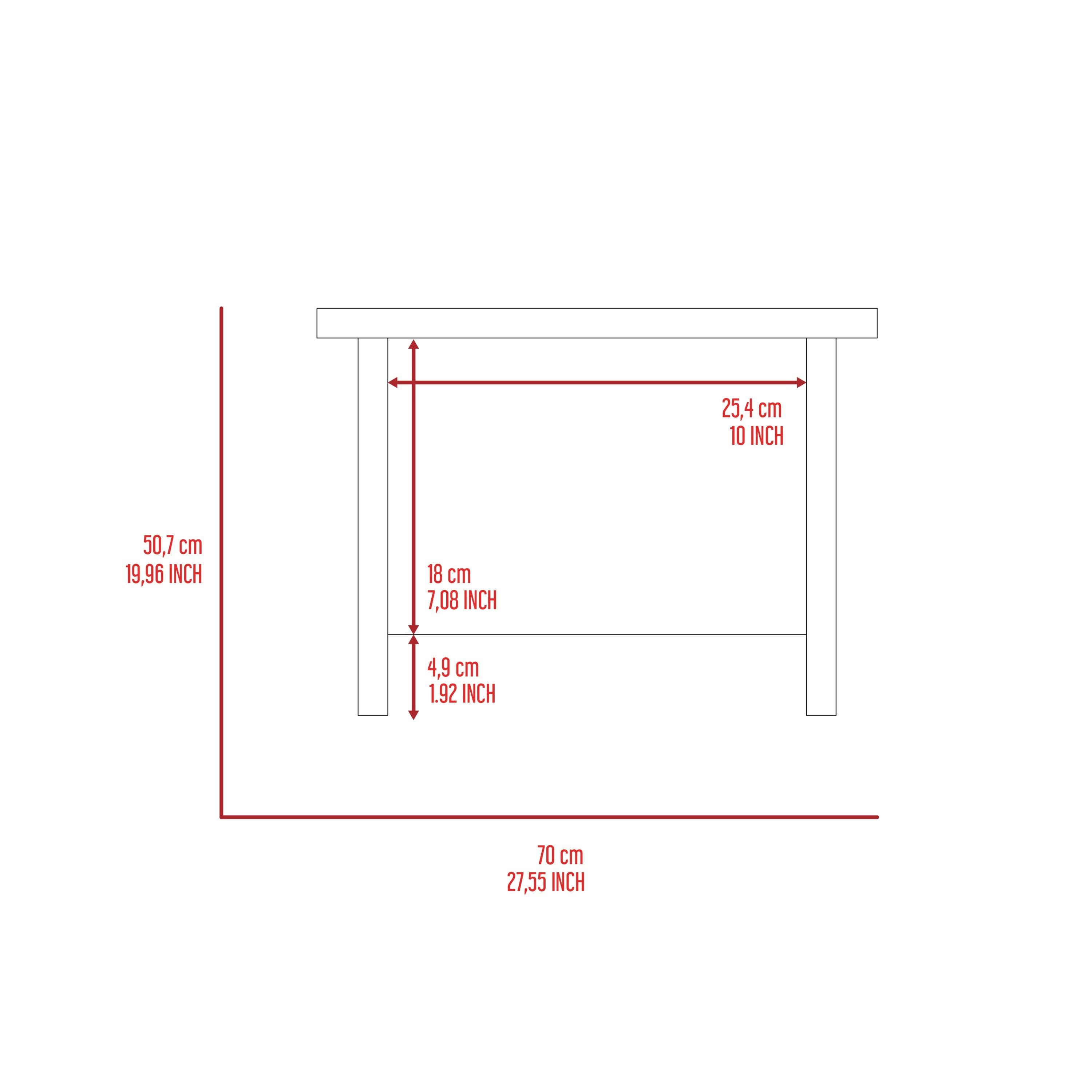 Augusta 2-piece Rectangle Kids Table Set Light Grey and White