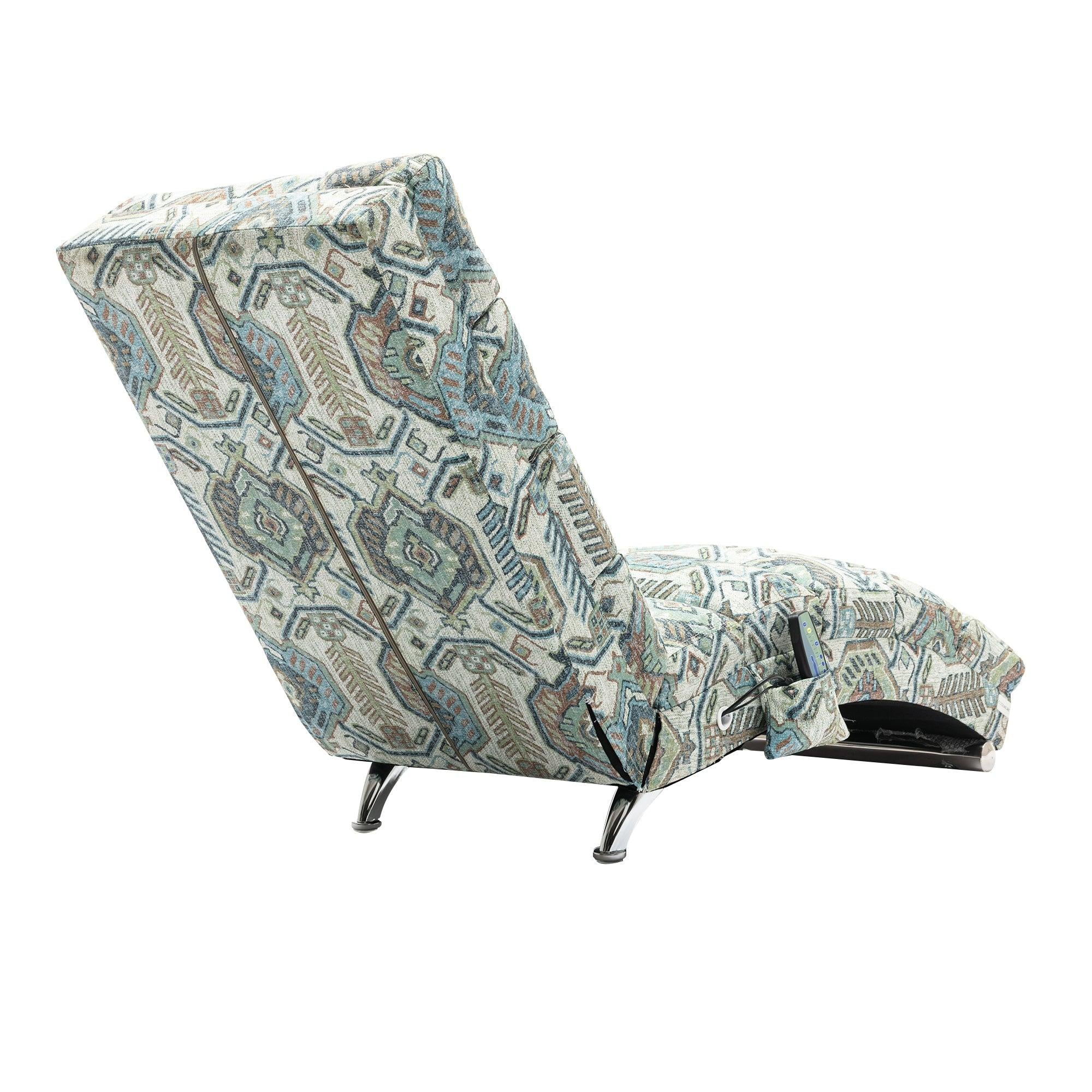 Linen Chaise Lounge Indoor Chair,Modern Long Lounger for Office or Living Room