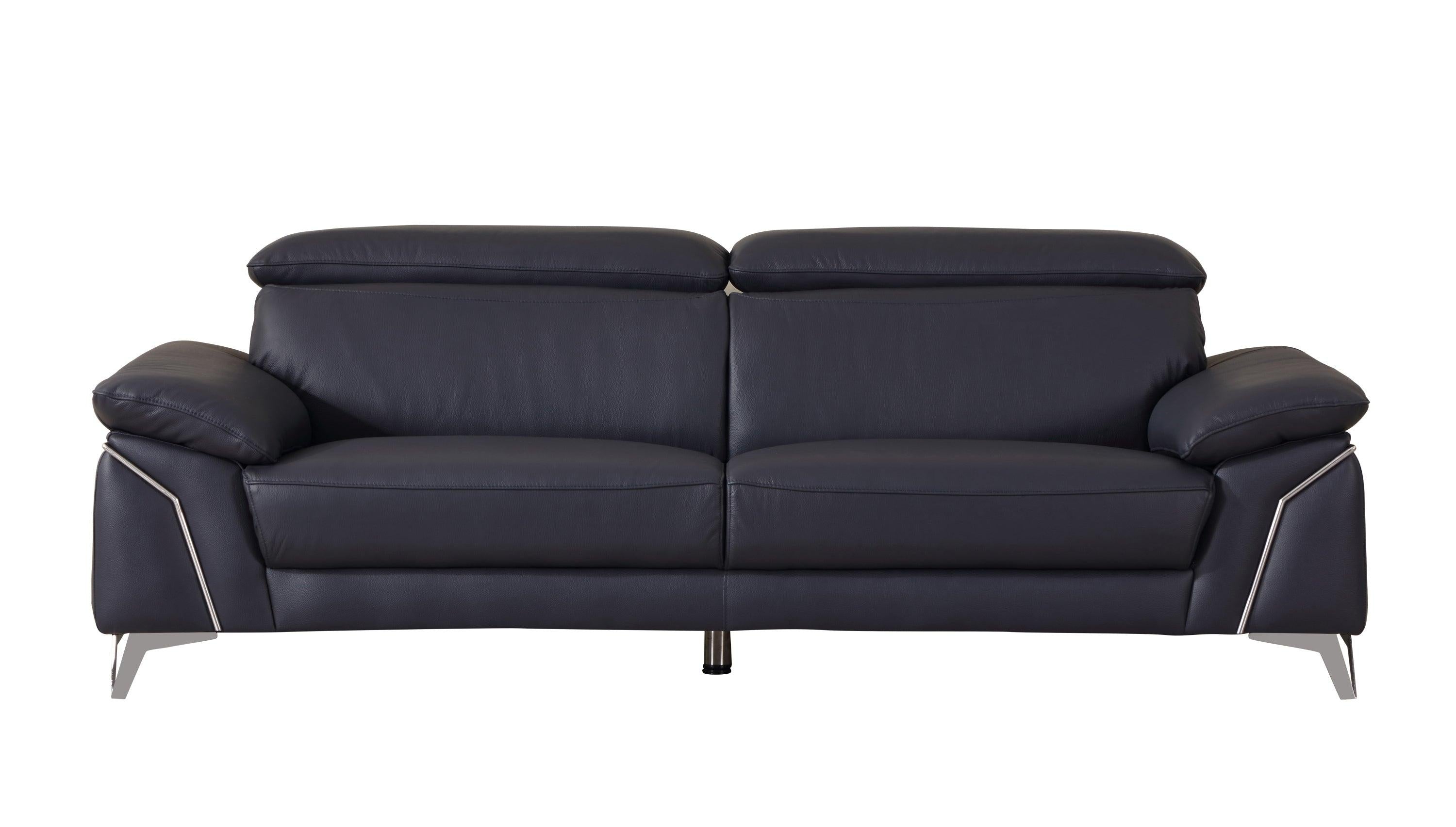 Global United Top Grain Italian Leather Sofa image