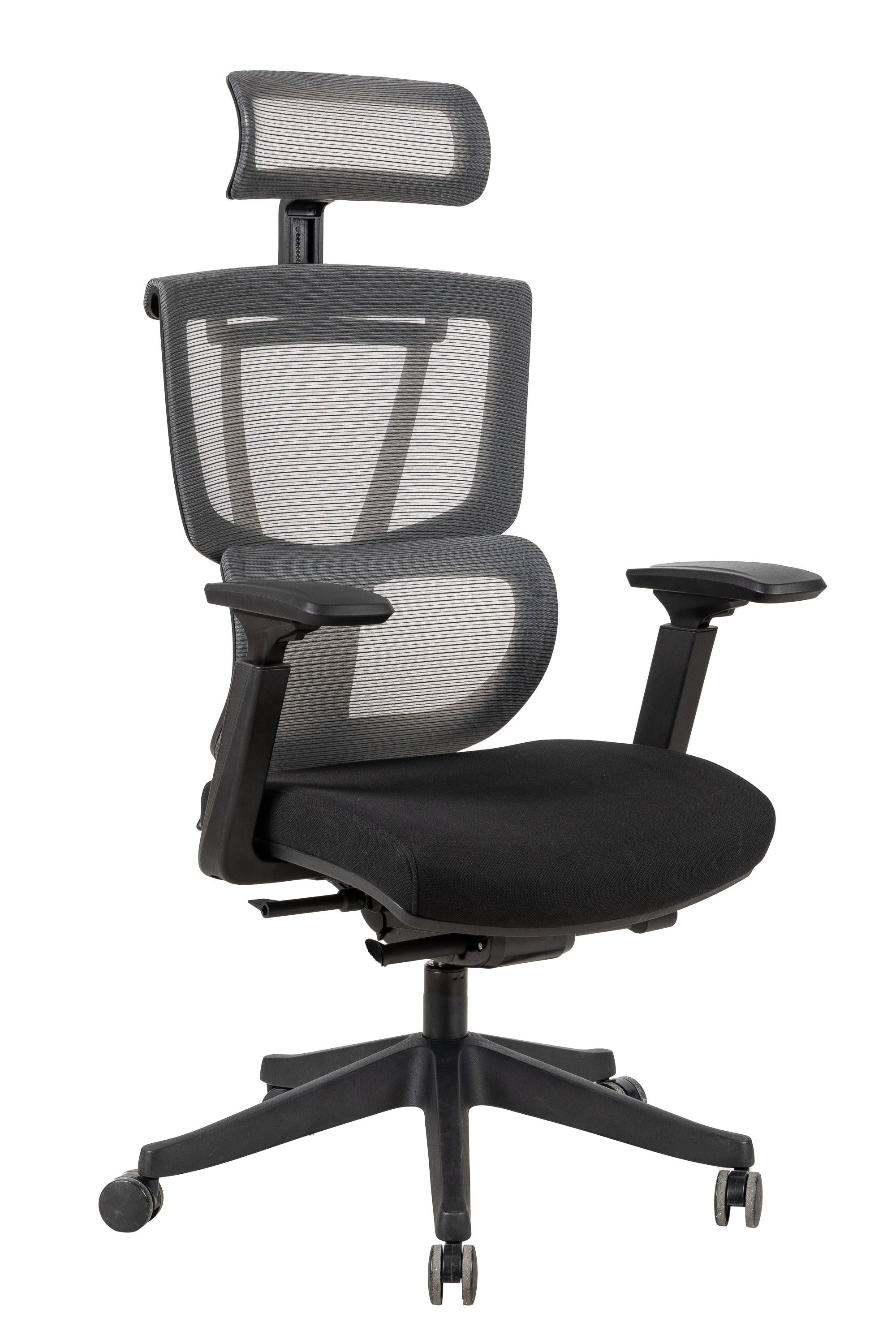 Big and tall Excusive ErOffice Chair with double backs and slide seats, Headrest and 3d armrest ,tilt function max degree is 128 °, 300LBS, Black image