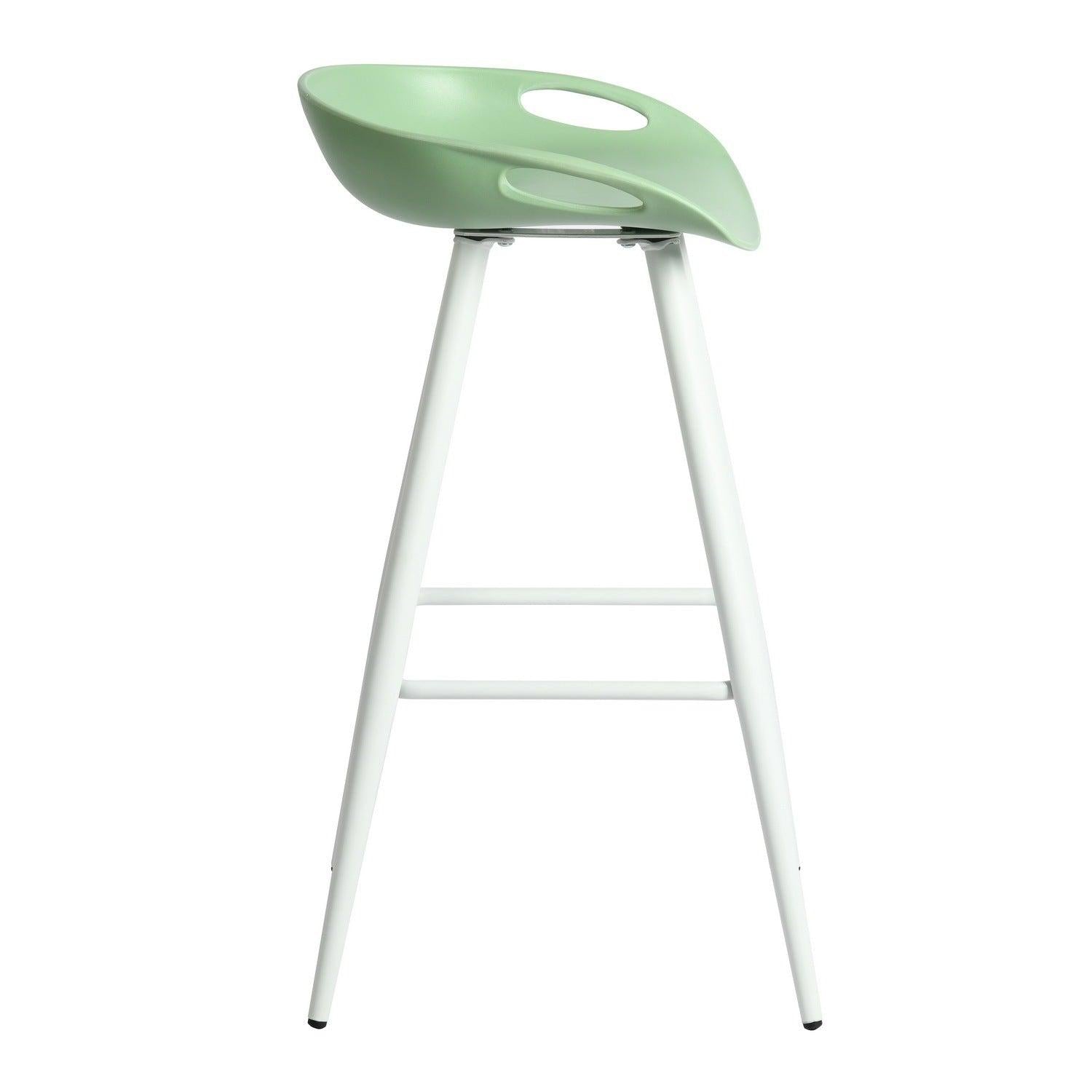 Bak Bar & Counter Stool (Set of 2) - MINT & WHITE