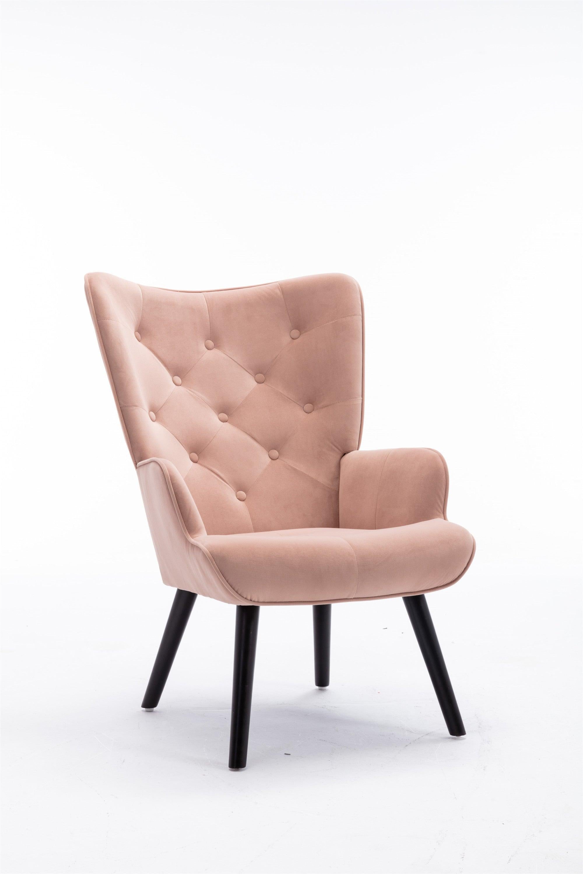 Accent chair  Living Room/Bed Room,Modern Leisure  Chair  Pink