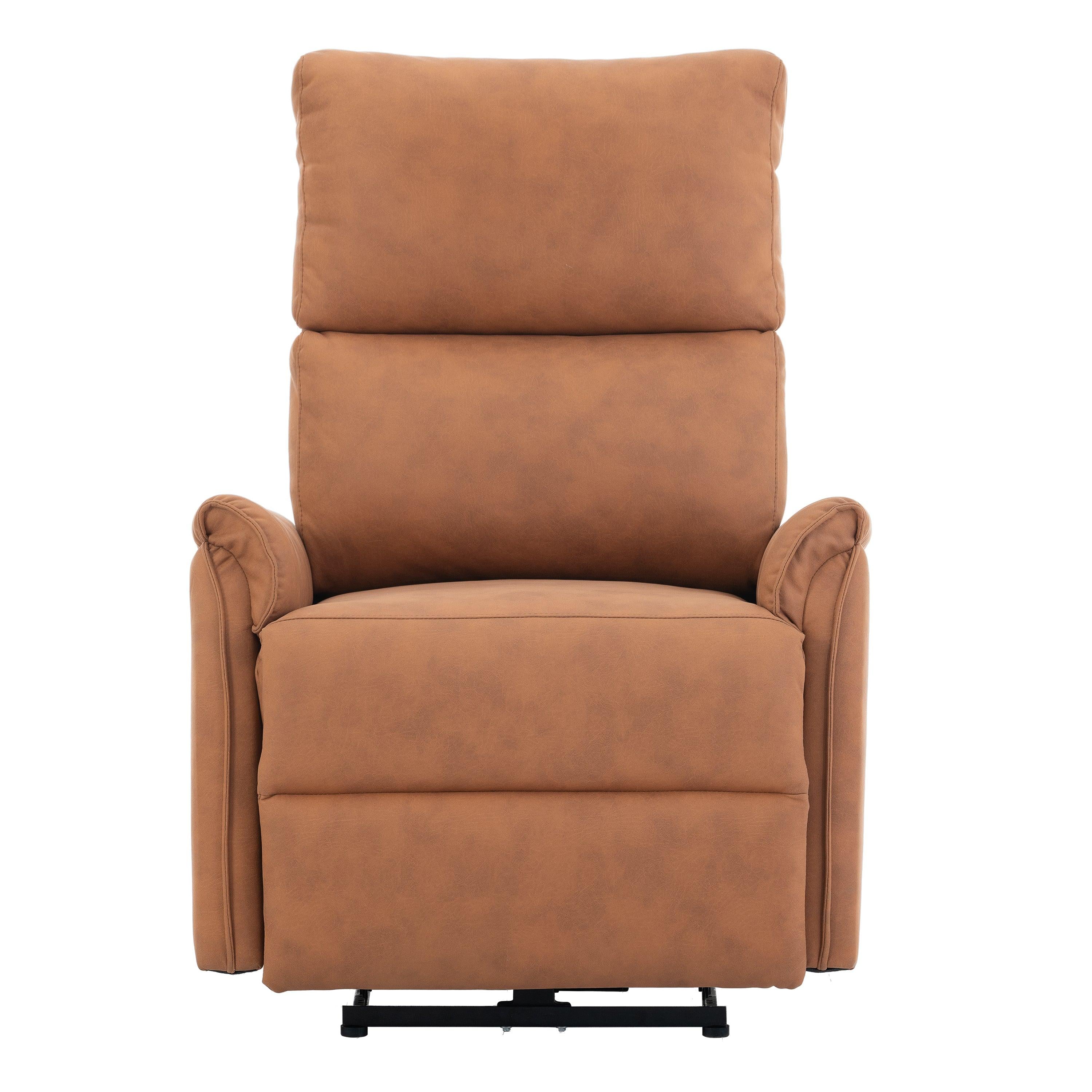 Electric Power Recliner Chair Fabric, Reclining Chair for Bedroom Living Room,Small Recliners Home Theater Seating, with USB Ports,Recliner for small spaces