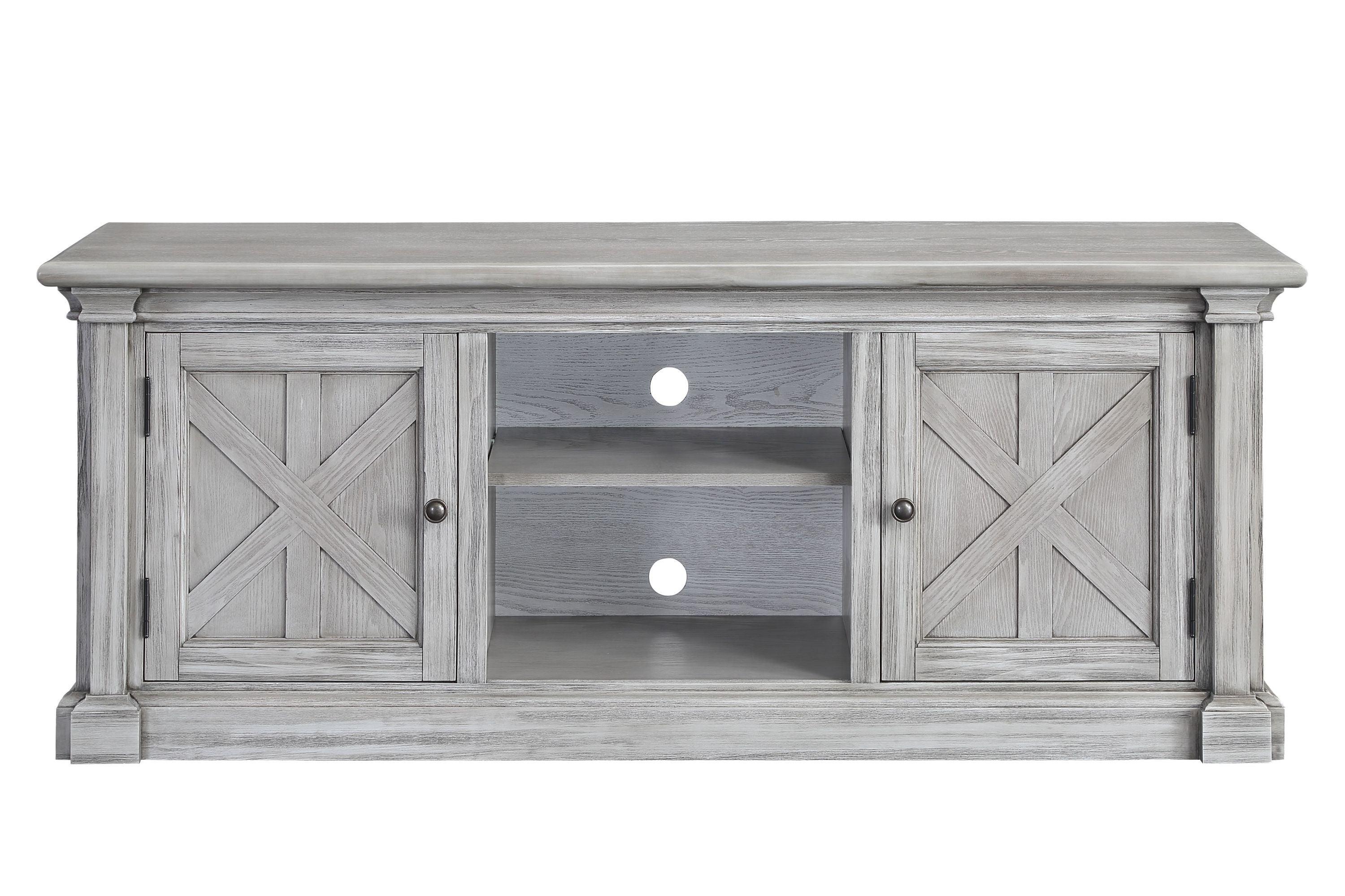 ACME Lucinda TV Stand, Gray Oak 91612