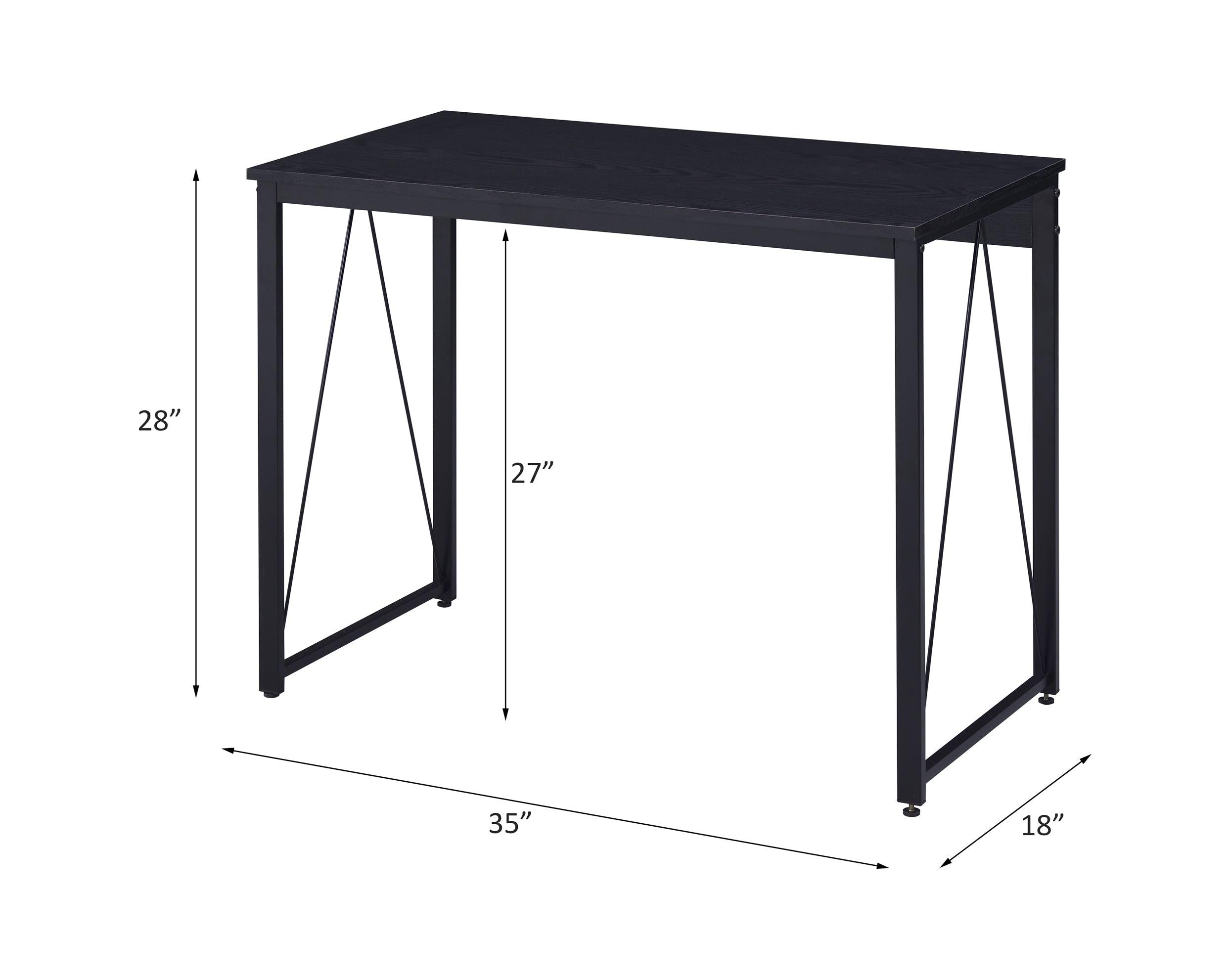 ACME Zaidin Writing Desk, Black Finish 92602