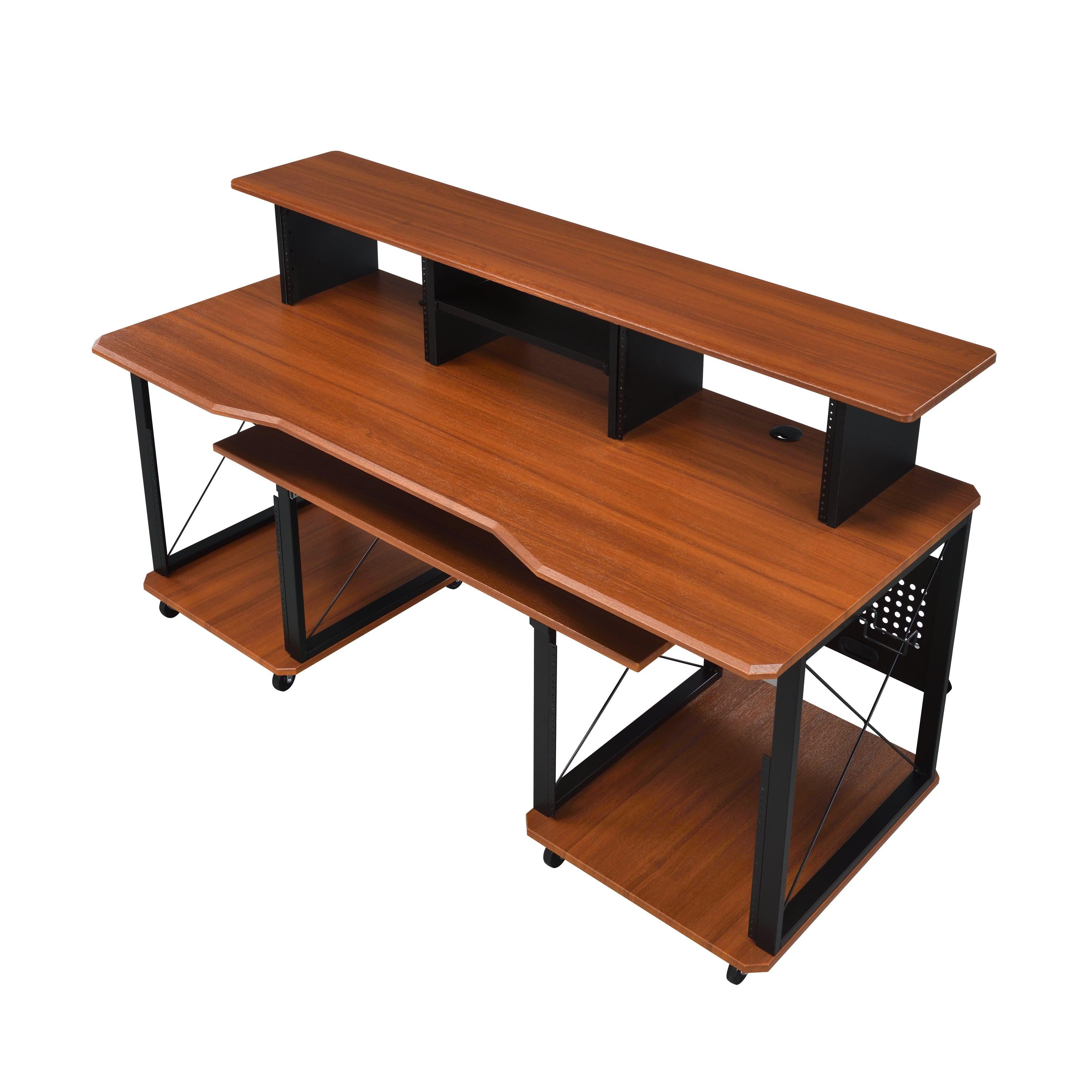 ACME Megara Music Desk, Cherry & Black Finish OF00988