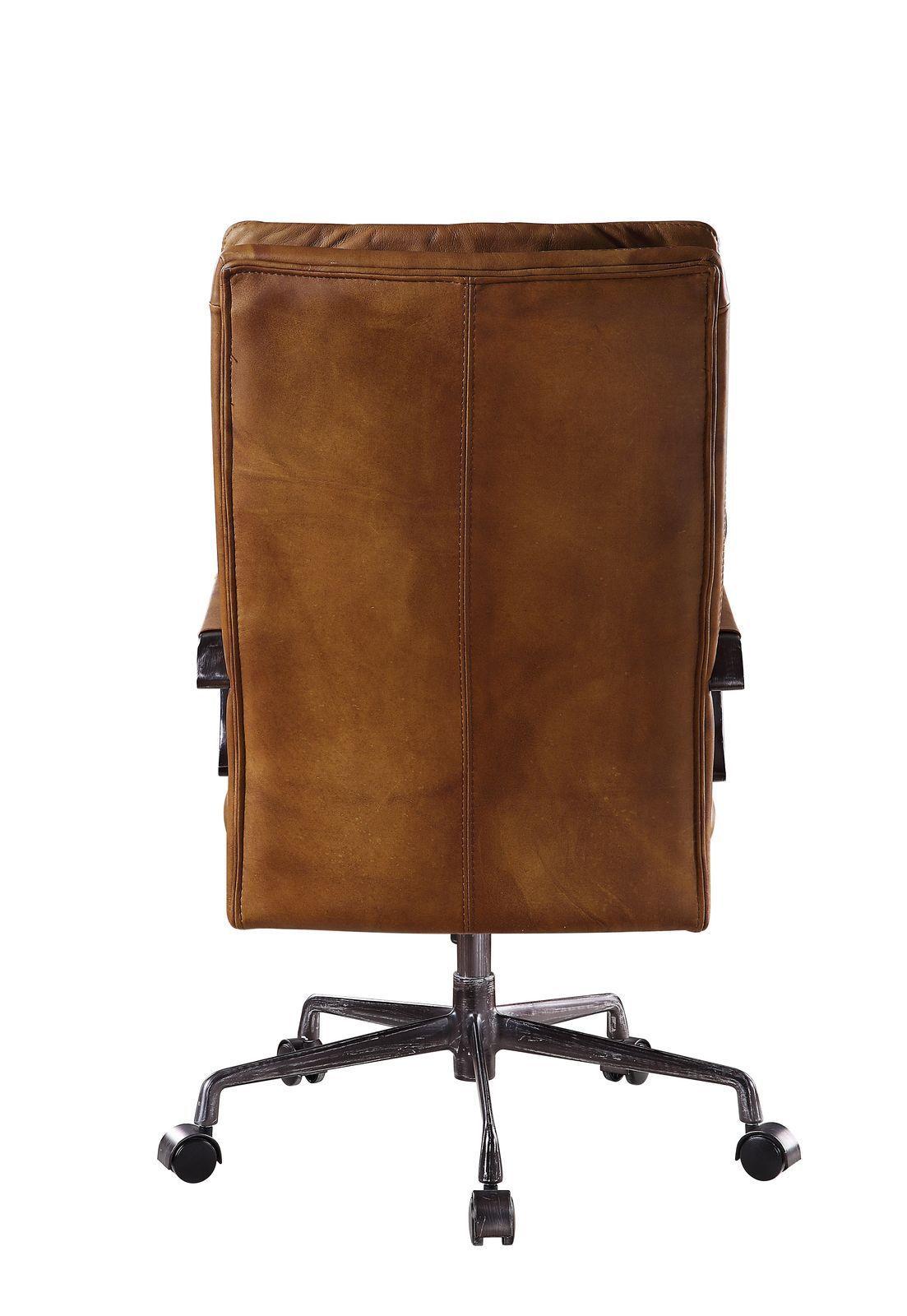 ACME Jairo Office Chair, Sahara Top Grain Leather 92566