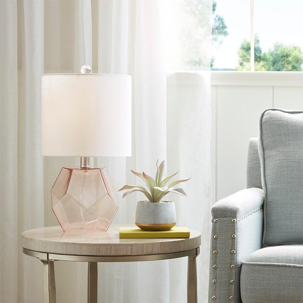 Bella Geometric Glass Table Lamp