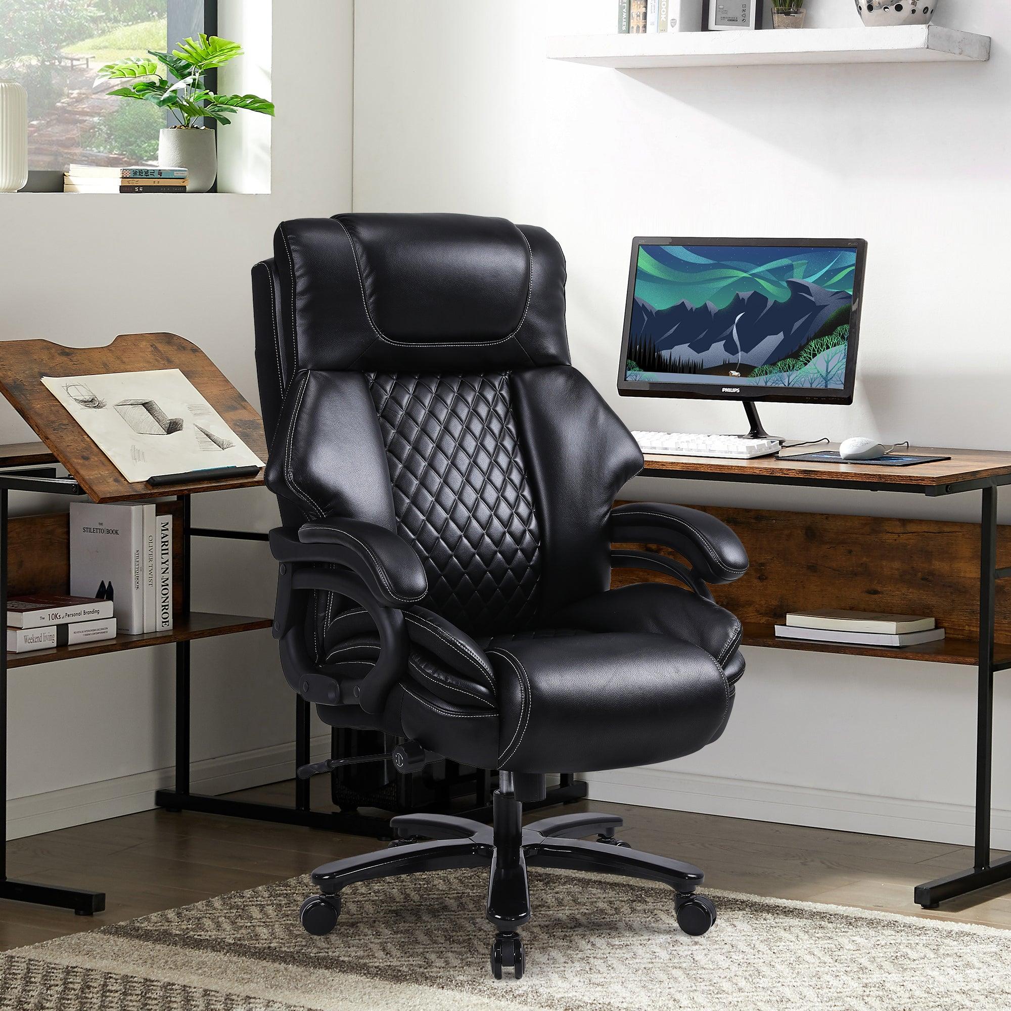 Office Chair.Heavy and tall adjustable executive  Big and Tall Office Chair image