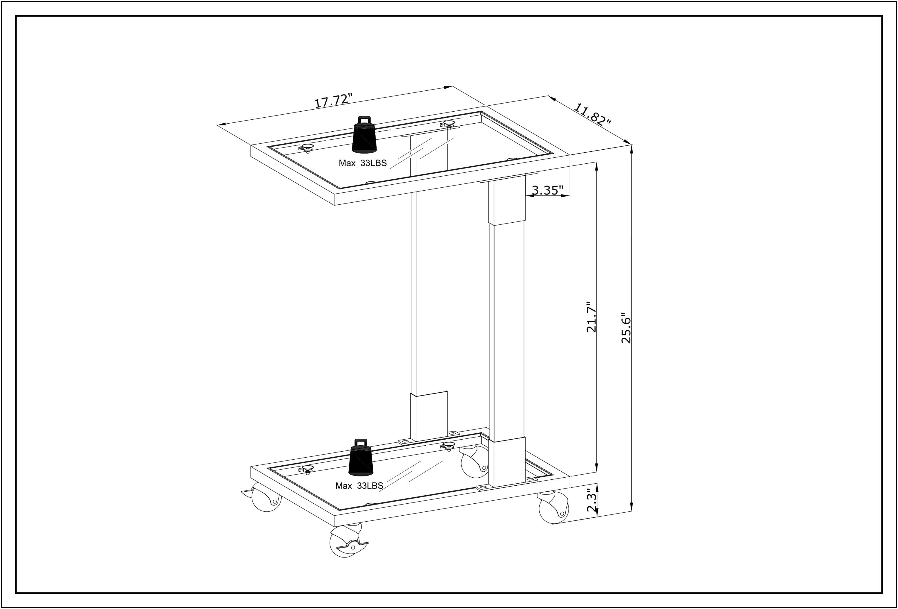 lden Side Table, Acrylic Sofa Table, Glass Top C Shape Square Table with Metal Base for Living Room, Bedroom, Balcony Home and Office