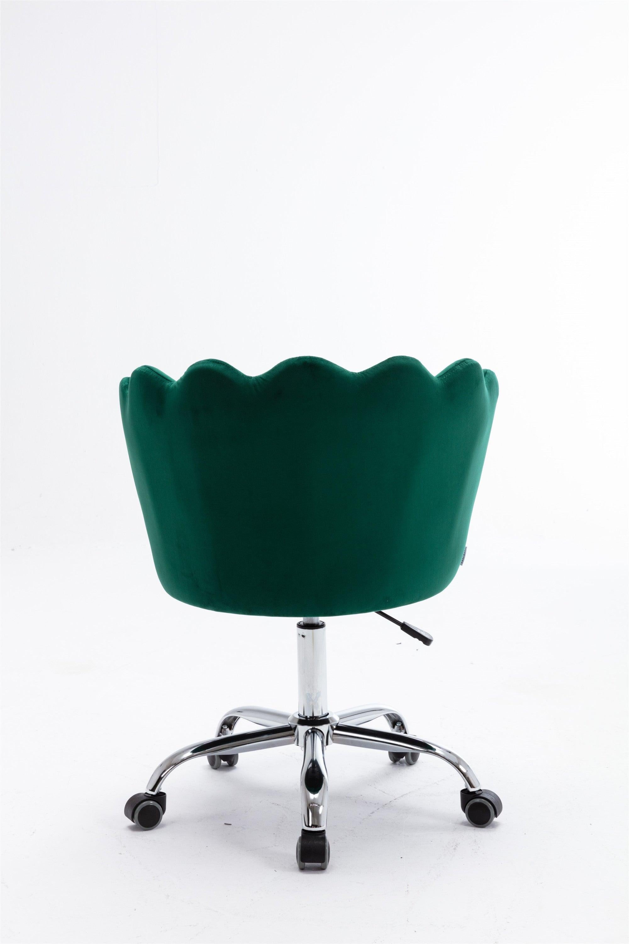 Swivel Shell Chair for Living Room/Bed Room,Modern Leisure office Chair  Green