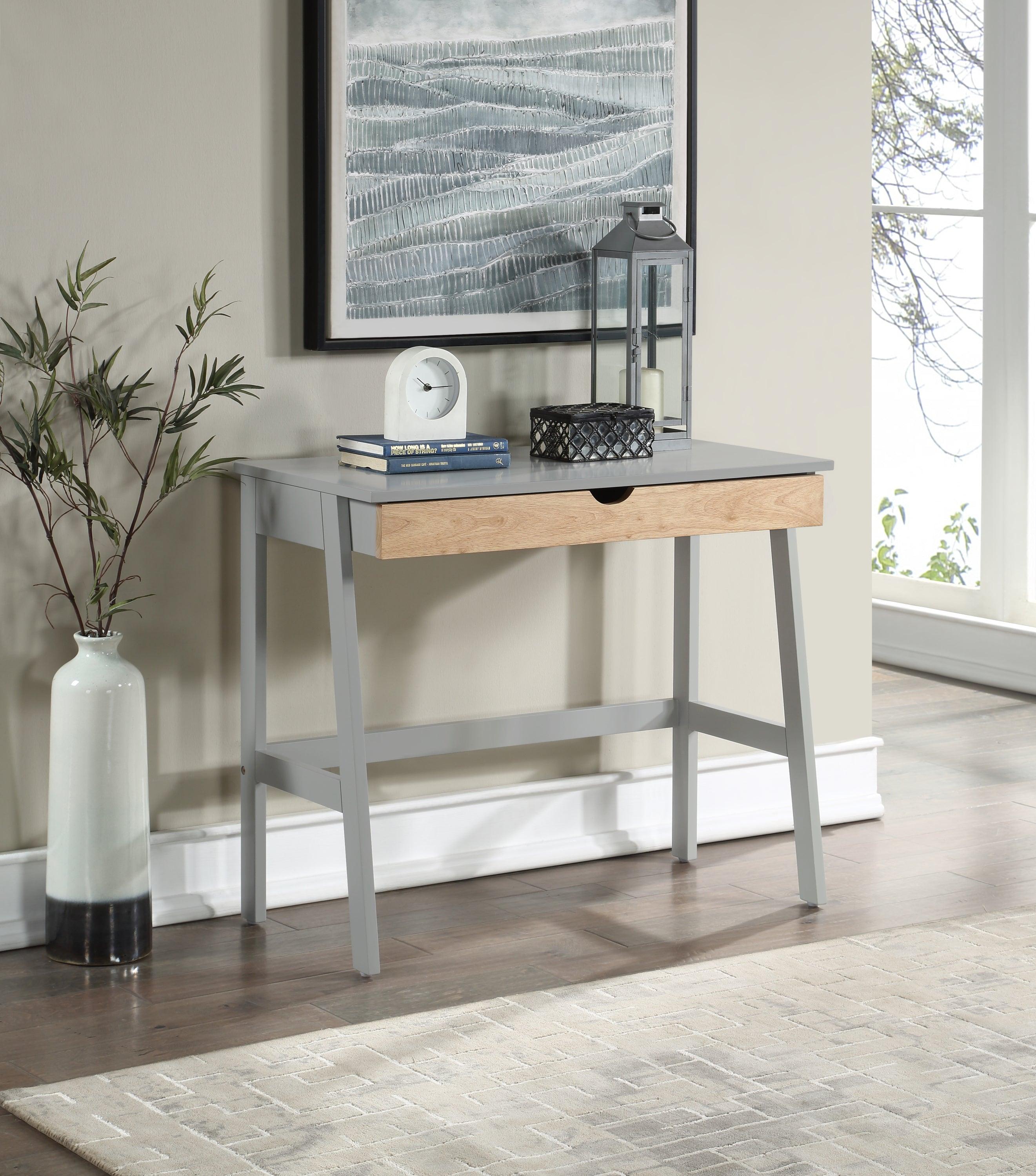 Hilton Desk In Gray/Natural image