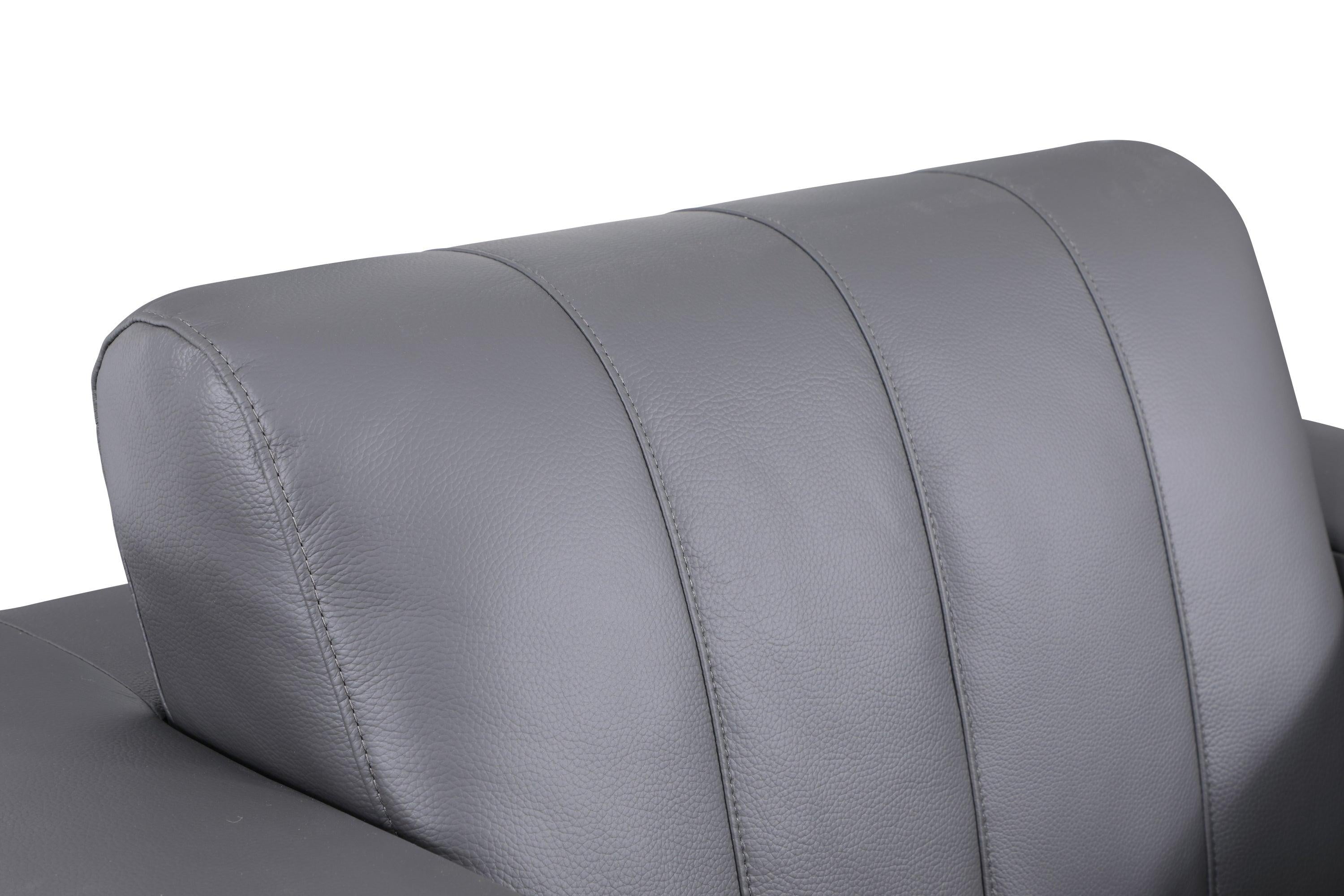 Global United Top Grain Italian Leather  Sofa