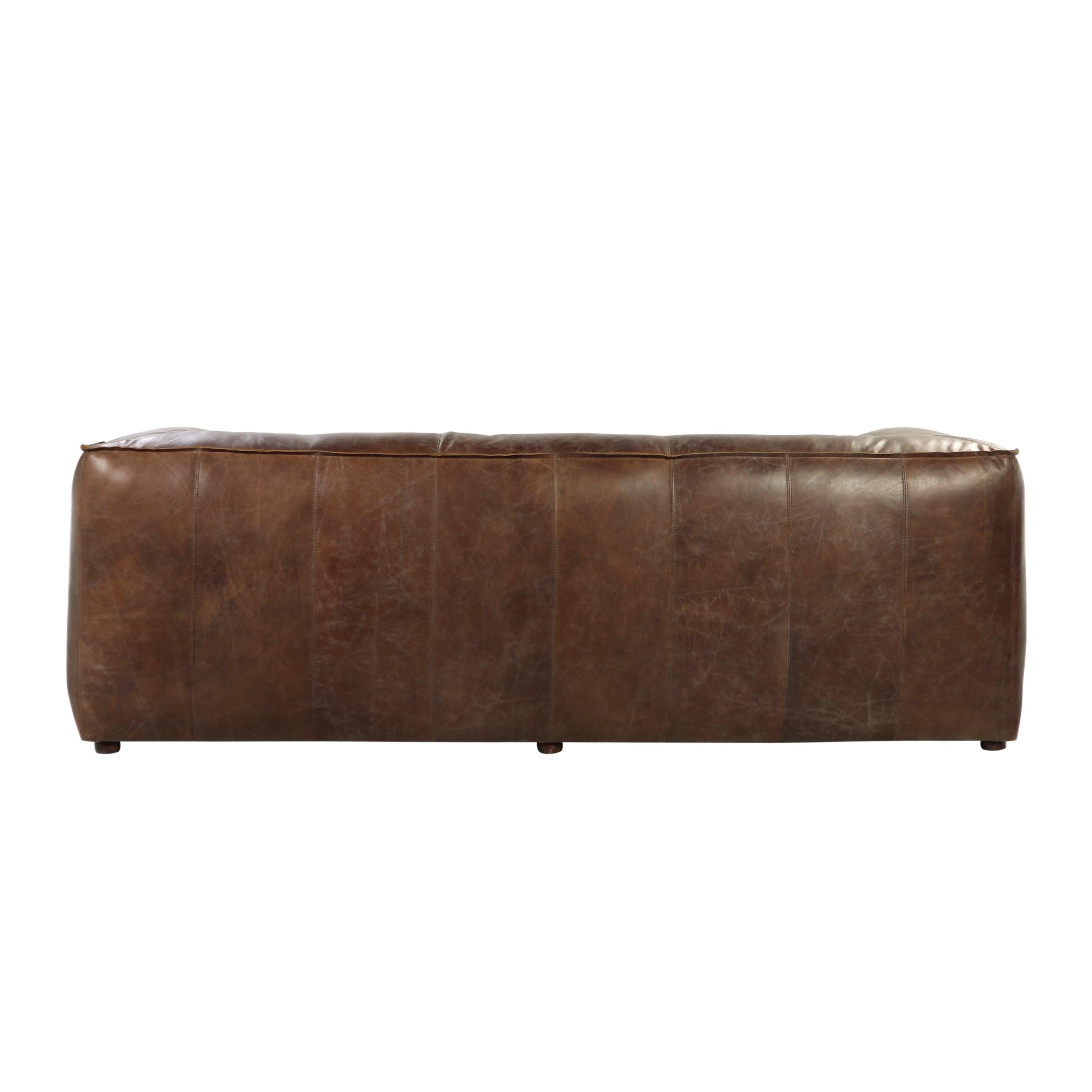 ACME Brancaster Sofa in Retro Brown Top Grain Leather 53545