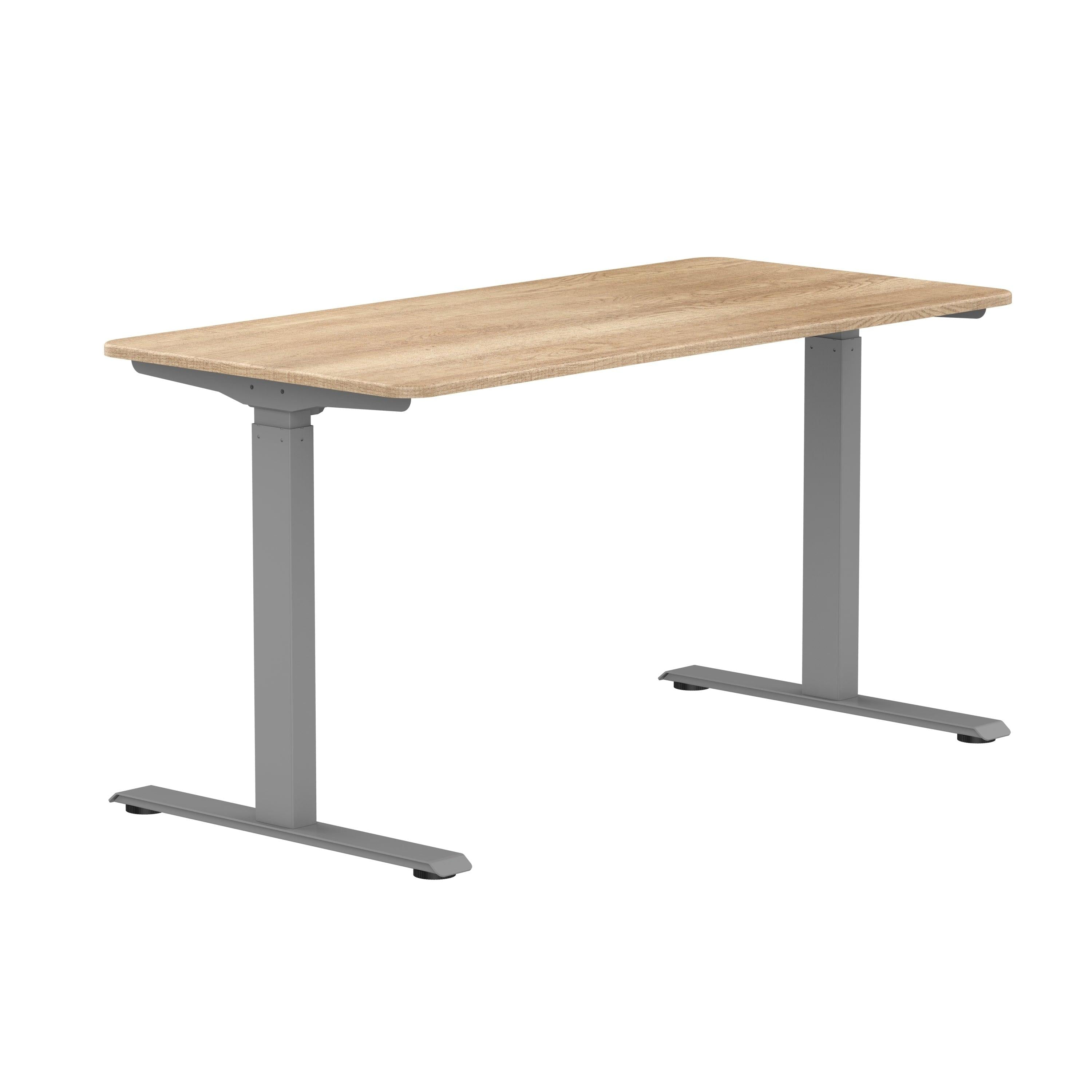 Ergonomic Standing Desk Base Workstation Frame Only，silver grey