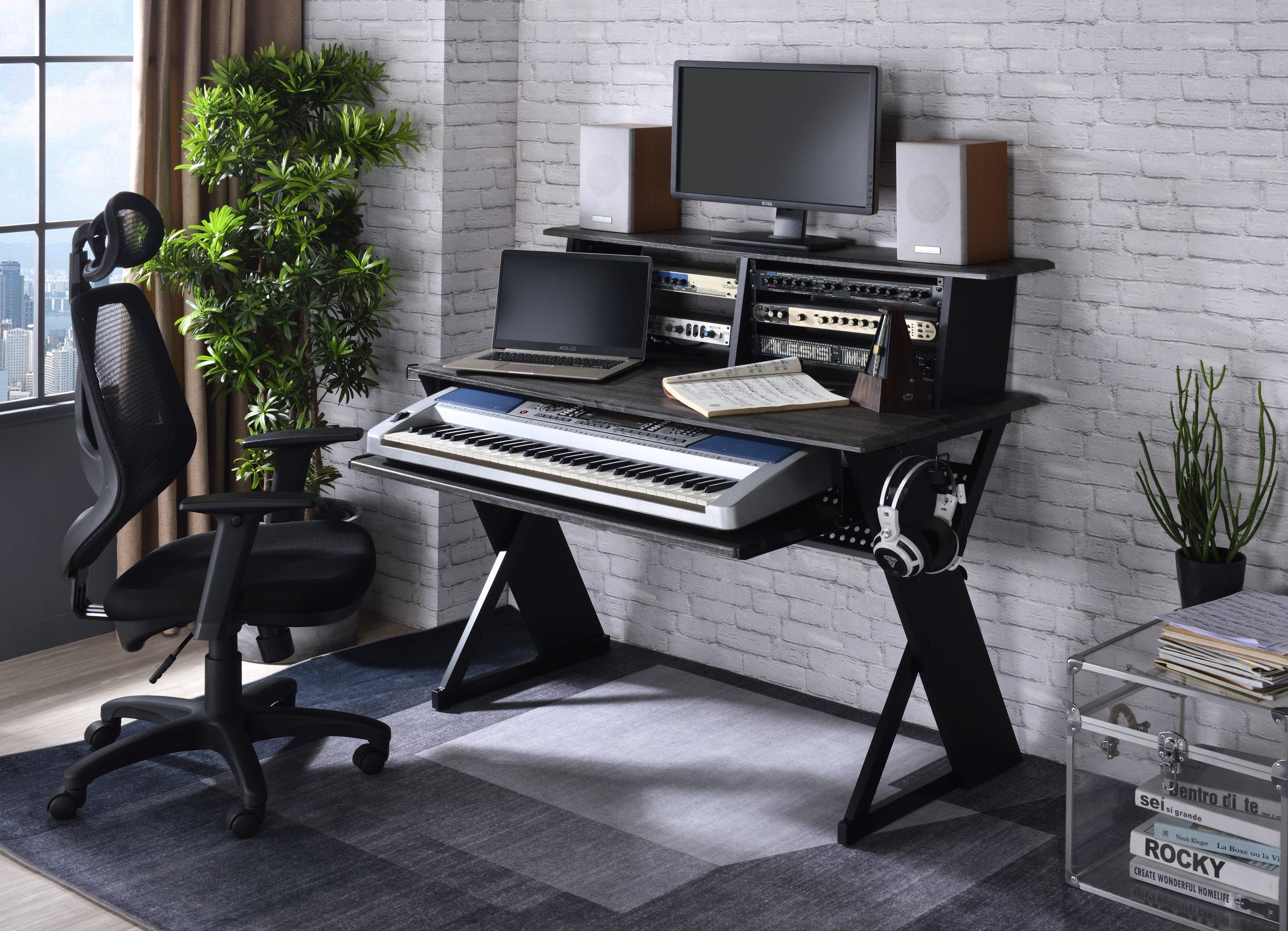 ACME Annette Music Desk, Black Finish OF00991 image