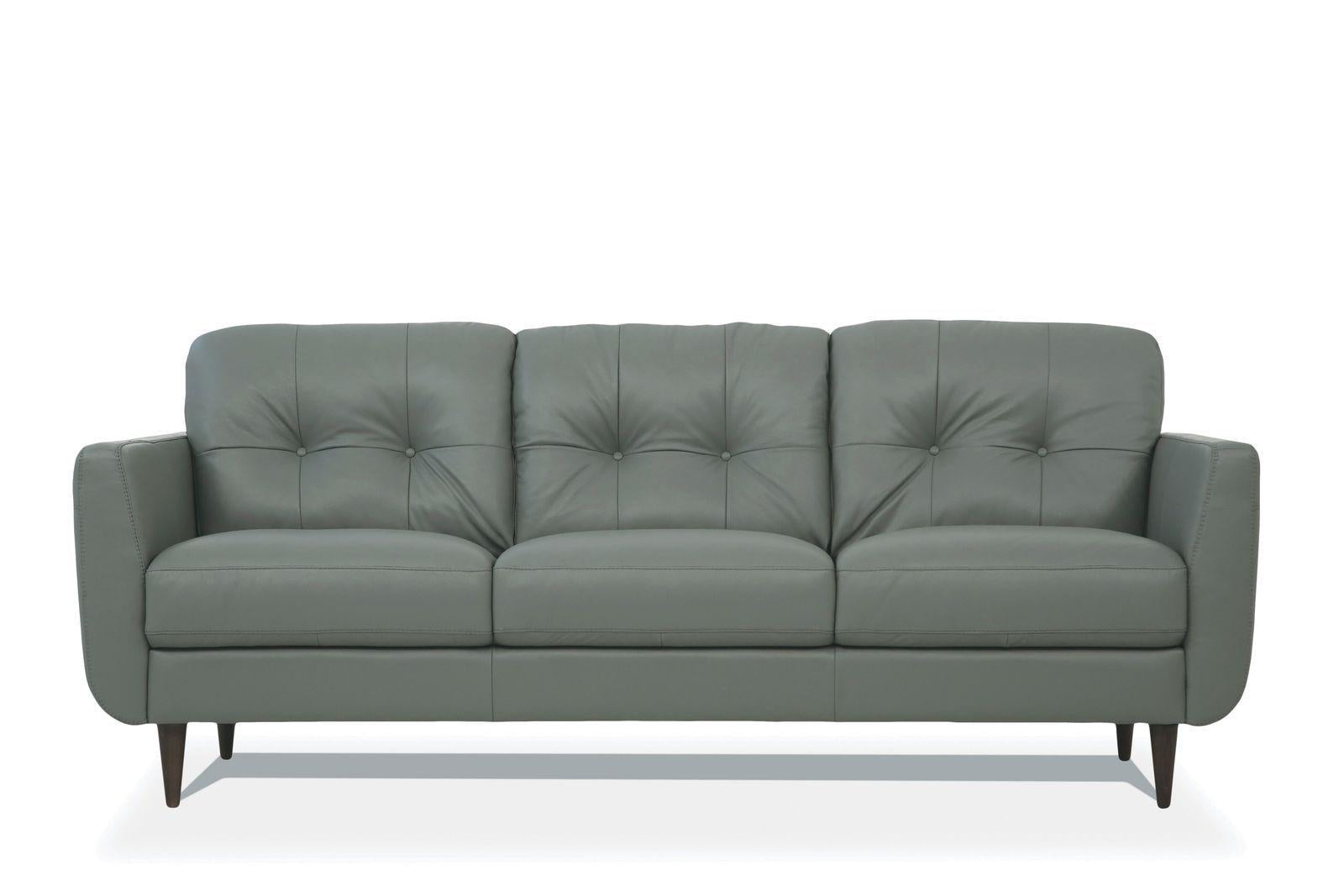 ACME Radwan Sofa, Pesto Green Leather 54960 image