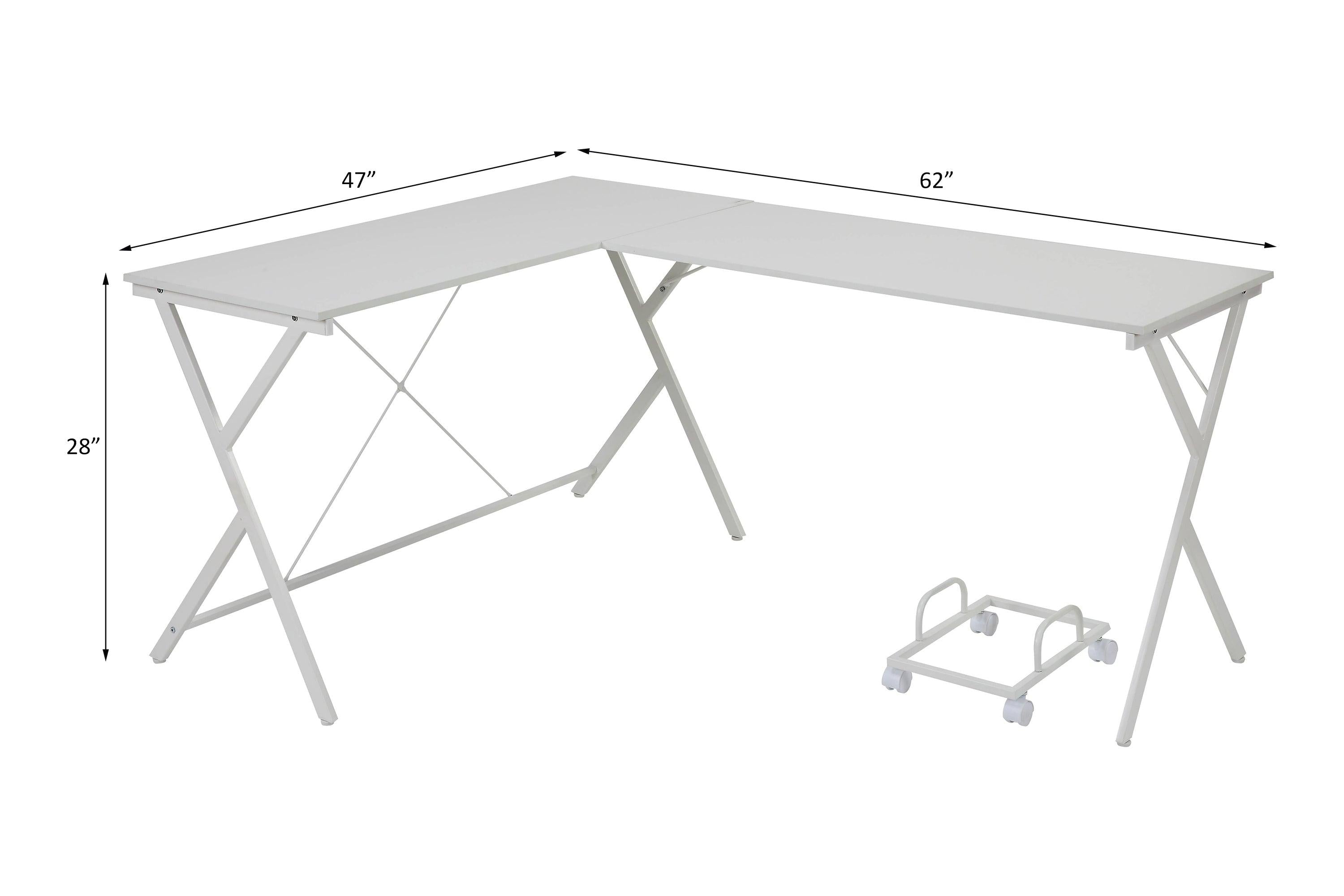 ACME Dazenus Computer Desk in  White Finish OF00050