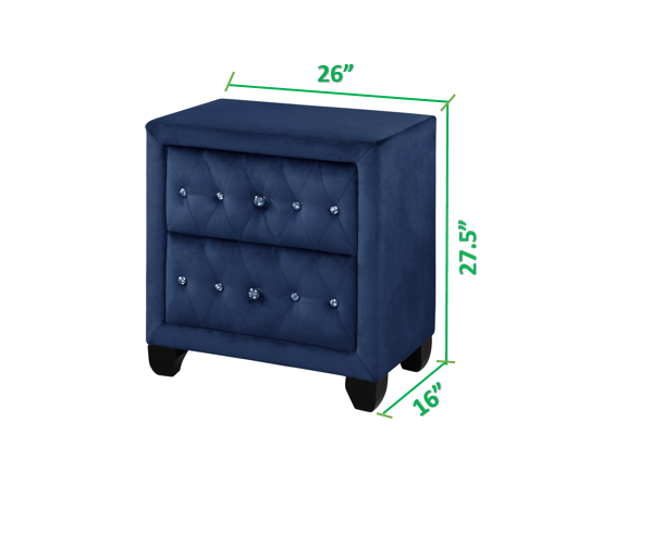 Sophia Nightstand Blue