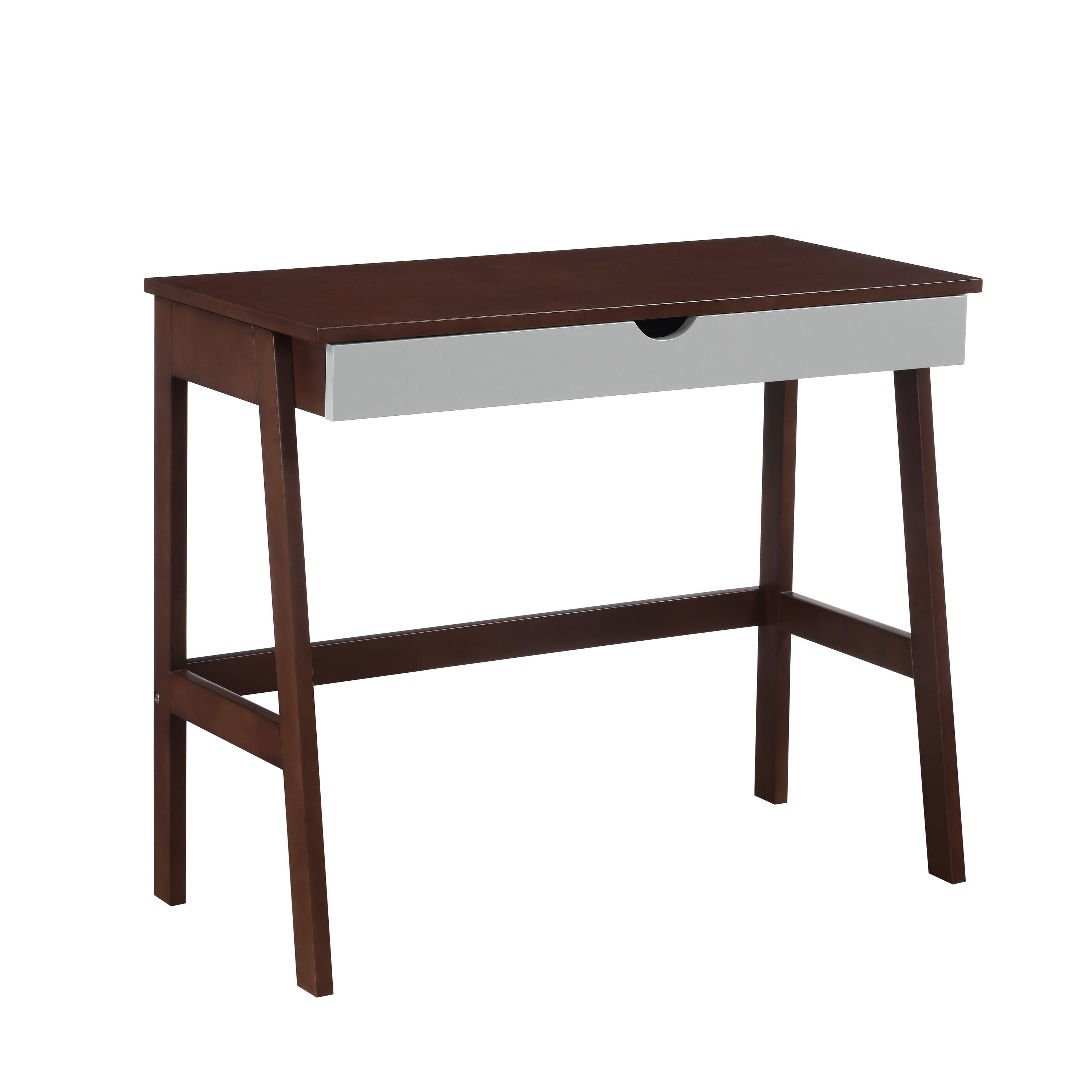 Hilton Desk In Espresso & Gray