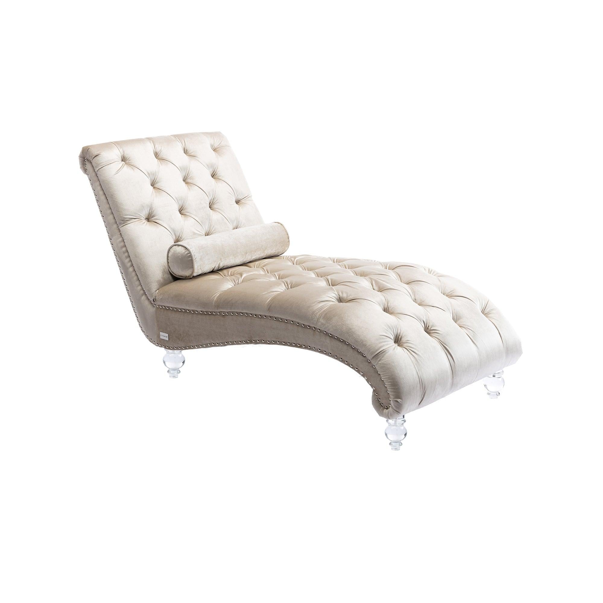 Leisure concubine sofa  with  acrylic  feet