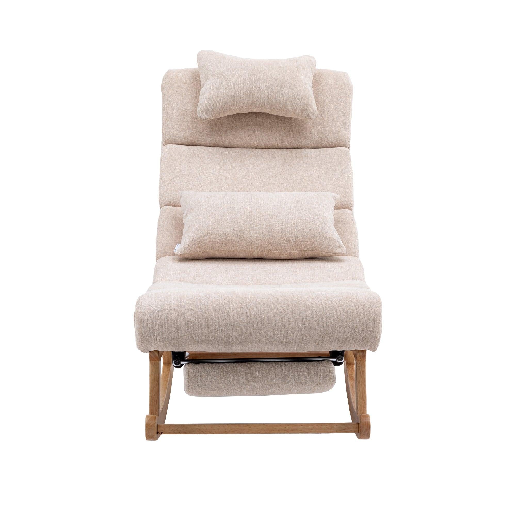 living  room Comfortable  rocking chair  living room chair Beige