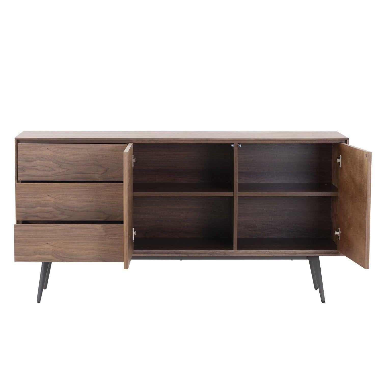 Modern Sideboard , Buffet Cabinet,Storage Cabinet, TV Stand  Anti-Topple Design, and Large Countertop