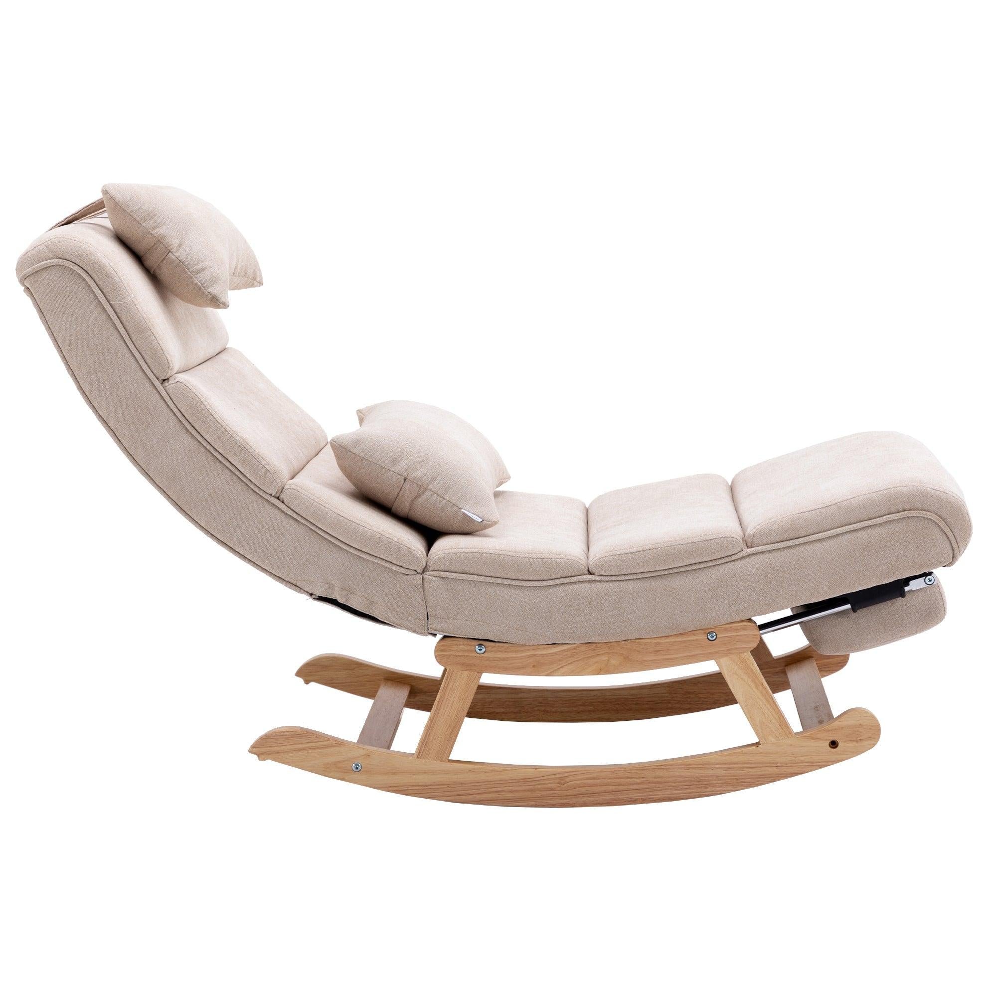 living  room Comfortable  rocking chair  living room chair Beige