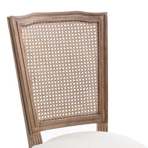 Upholstered Fabrice French Dining Chair,Set of 2,Beige