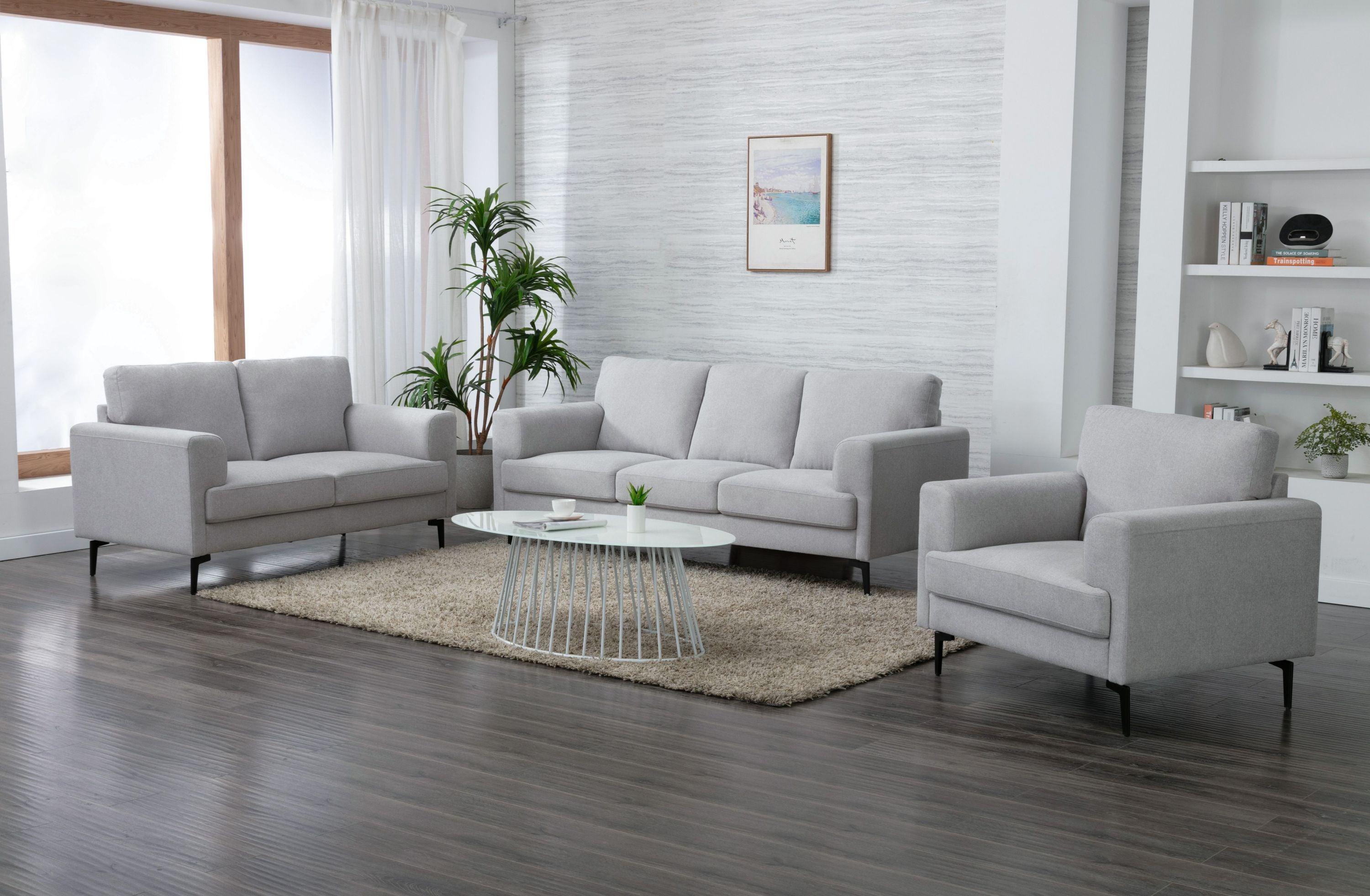 ACME Kyrene Sofa, Light Gray Linen 56925