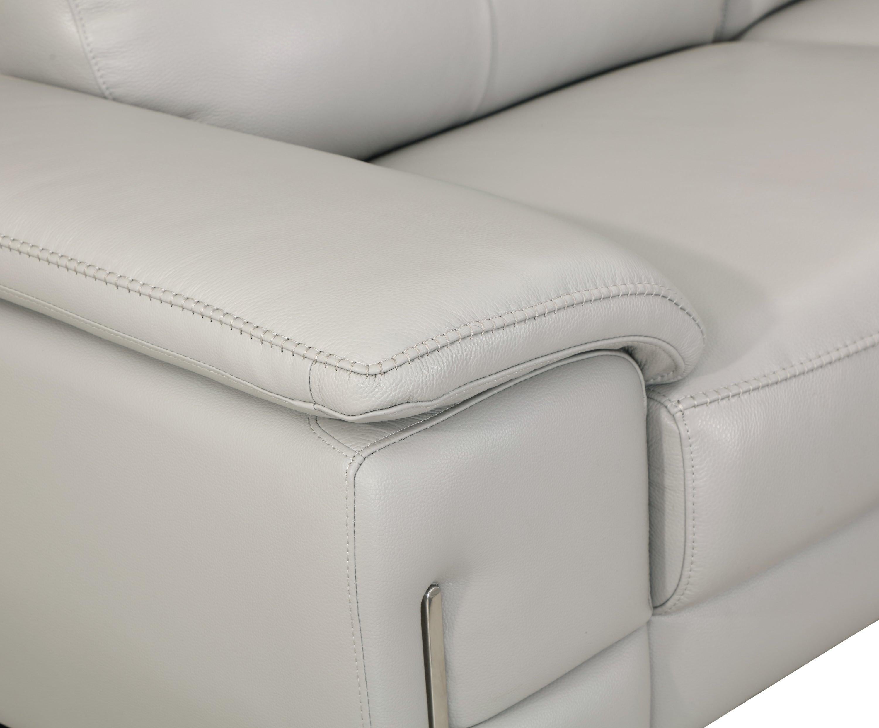 Global United Top Grain Italian Leather Sofa