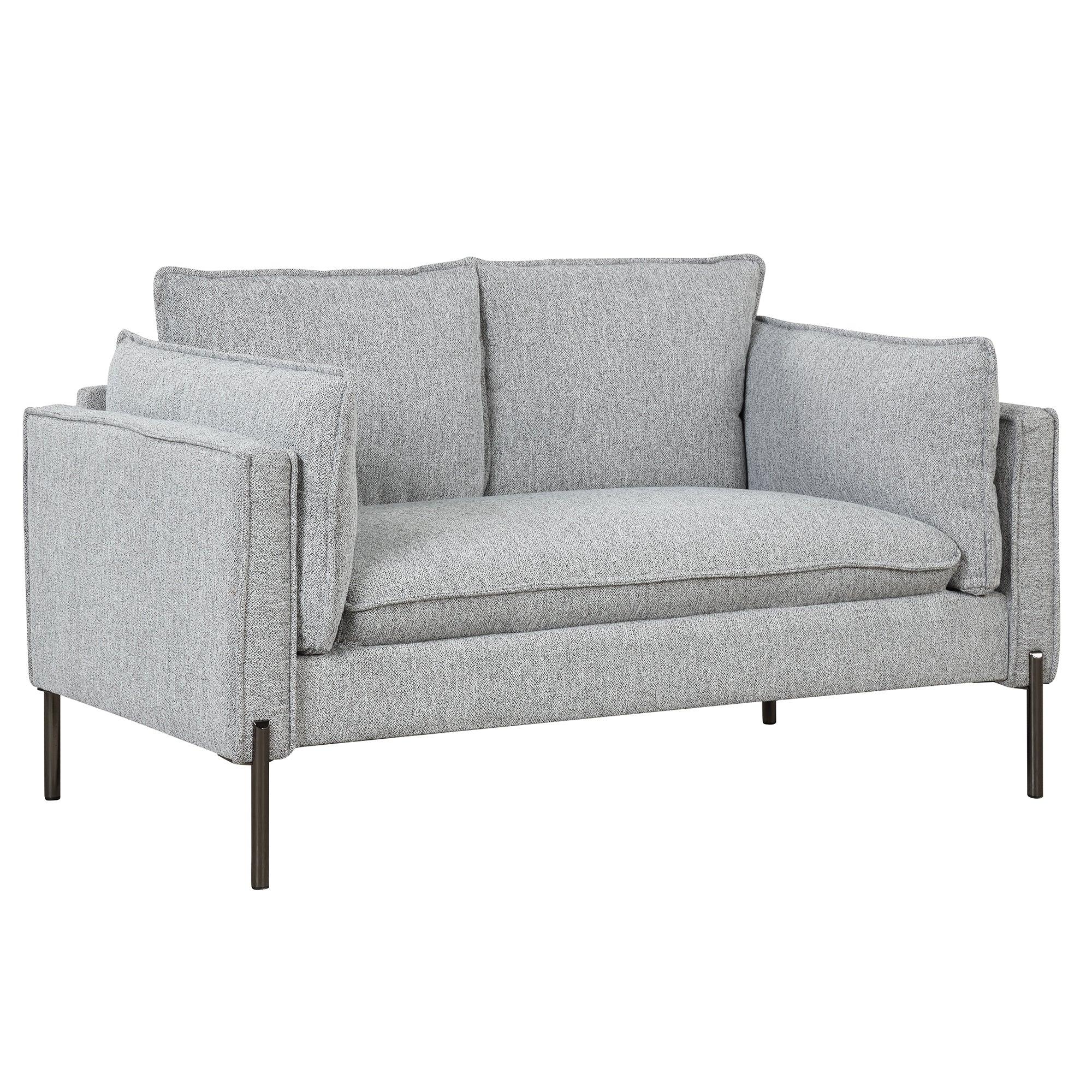 2 Piece Sofa SetsModern Linen Fabric Upholstered  Loveseat and 3 Seat Couch Set Furniture for Different Spaces,Living Room,Apartment(2+3 seat)