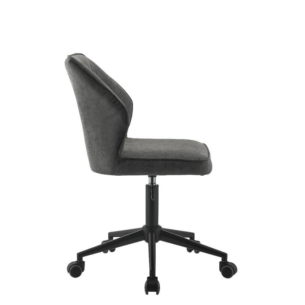 ACME Pakuna Office Chair, Vintage Gray PU & Black 92942