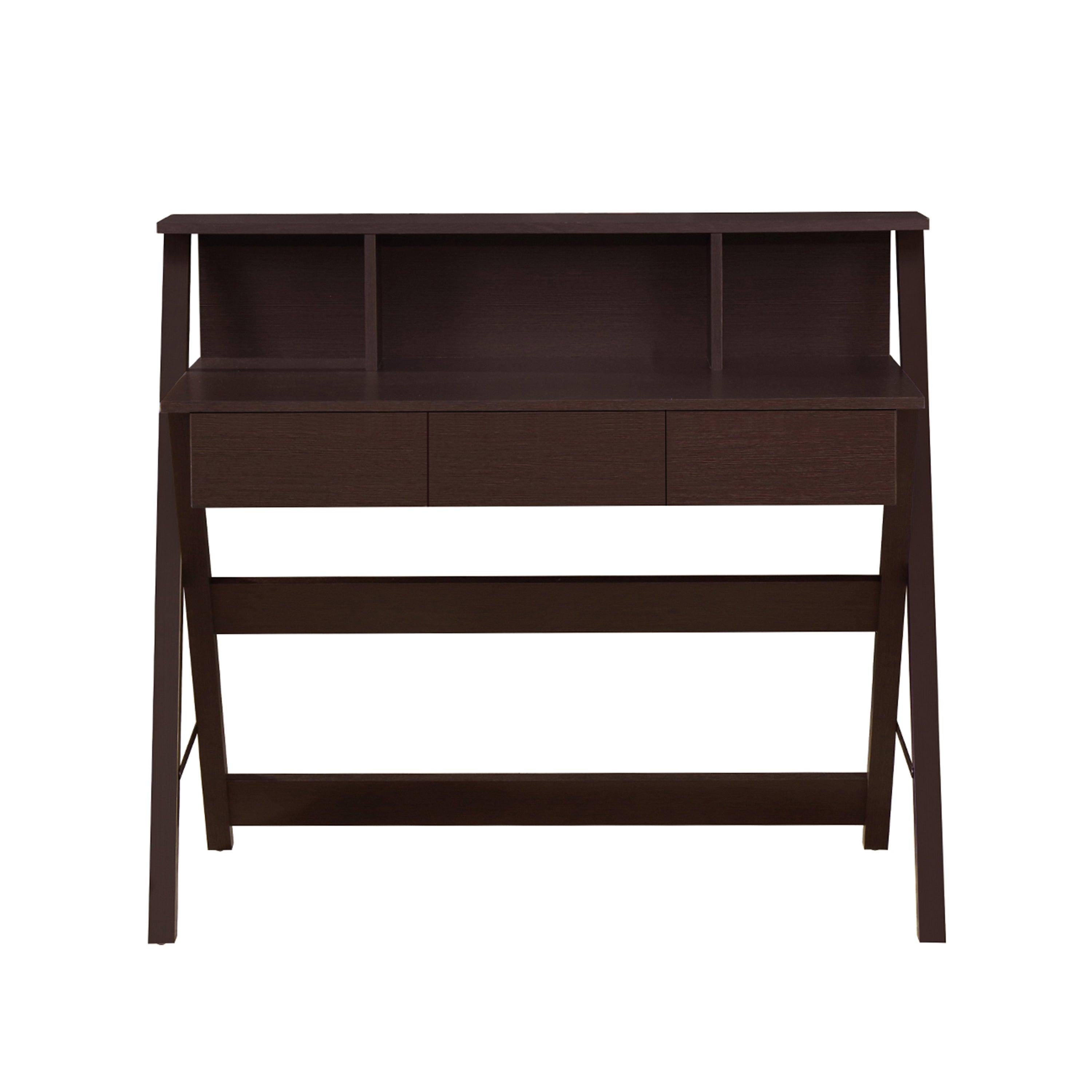 Techni Mobili Writing Desk withStorage, Wenge