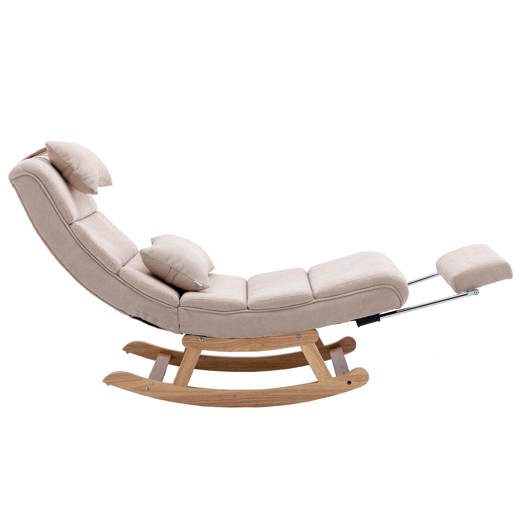 living  room Comfortable  rocking chair  living room chair Beige